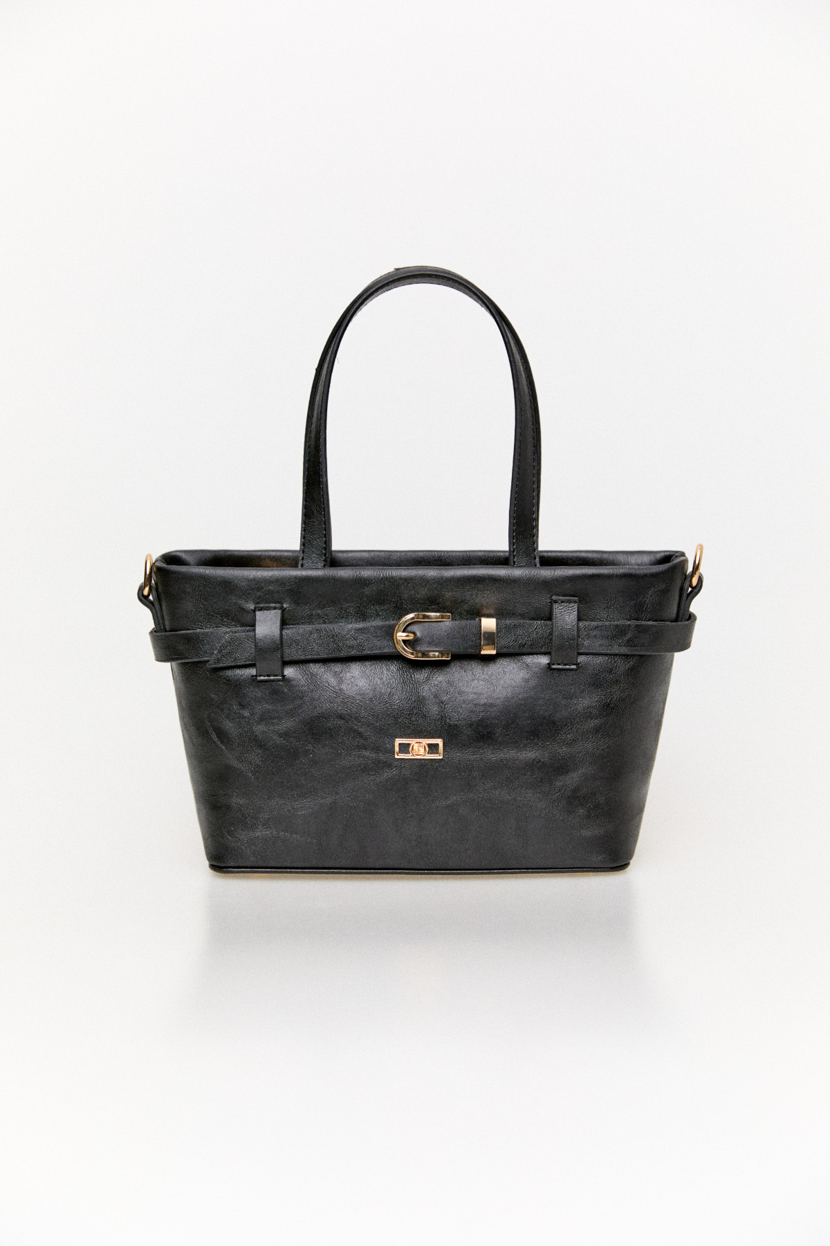 Kemer Detaylı Deri Askılı Çanta, Tesettür Giyim