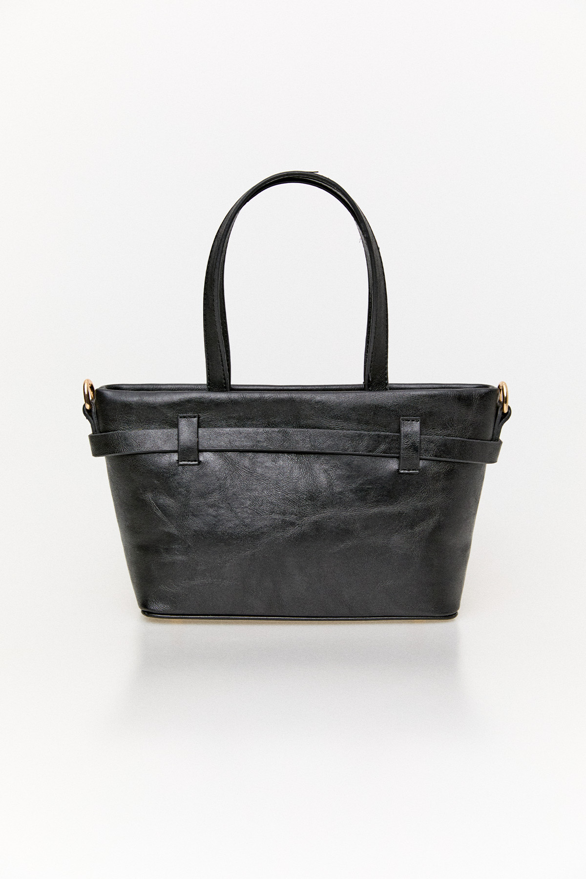 Kemer Detaylı Deri Askılı Çanta, Tesettür Giyim