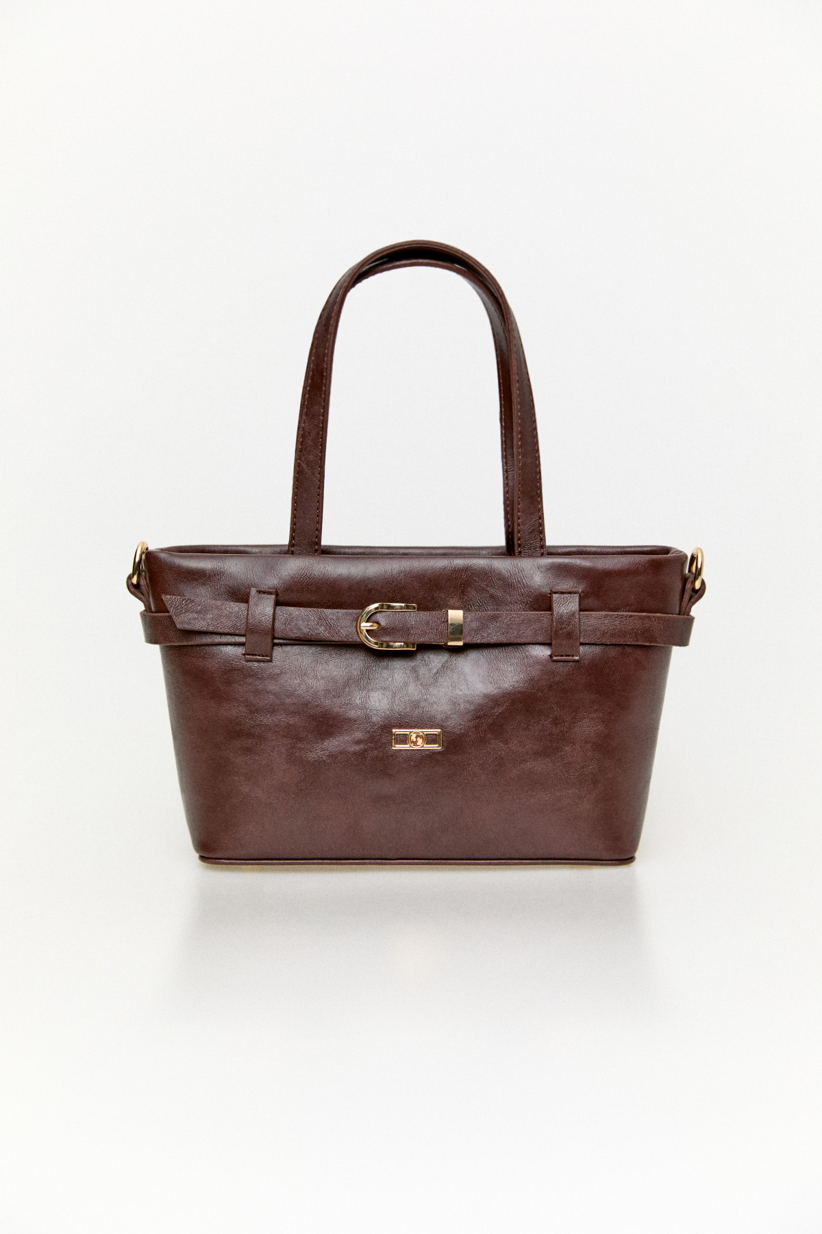 Kemer Detaylı Deri Askılı Çanta, Tesettür Giyim