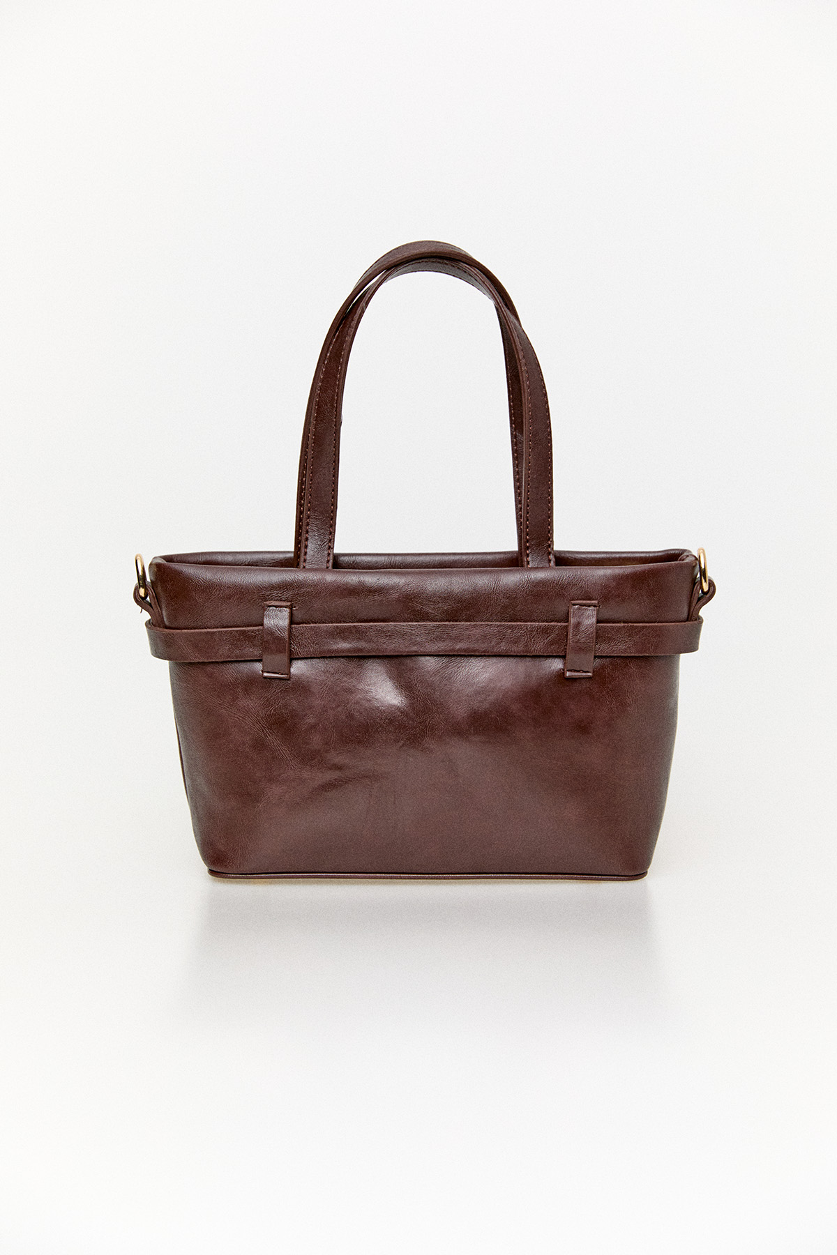 Kemer Detaylı Deri Askılı Çanta, Tesettür Giyim