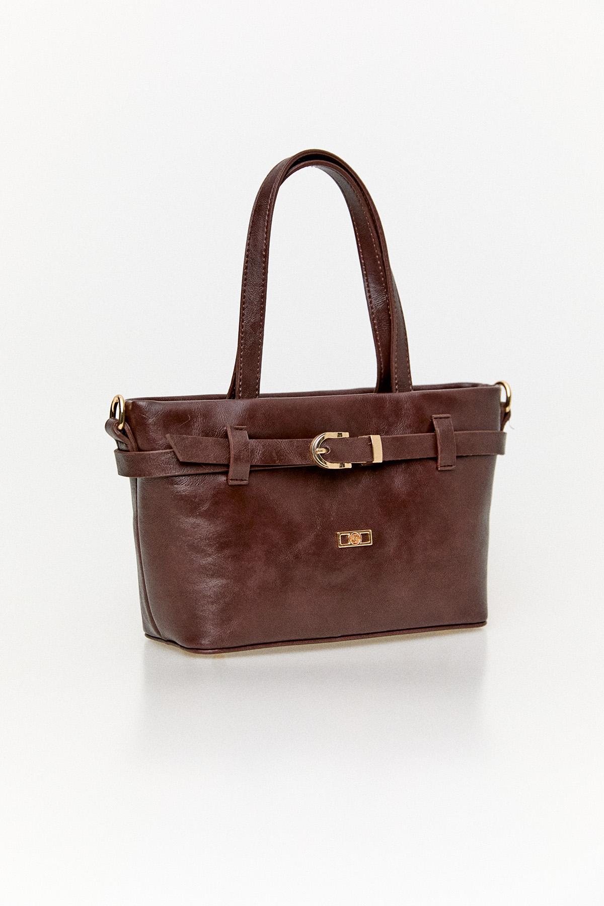 Kemer Detaylı Deri Askılı Çanta, Tesettür Giyim