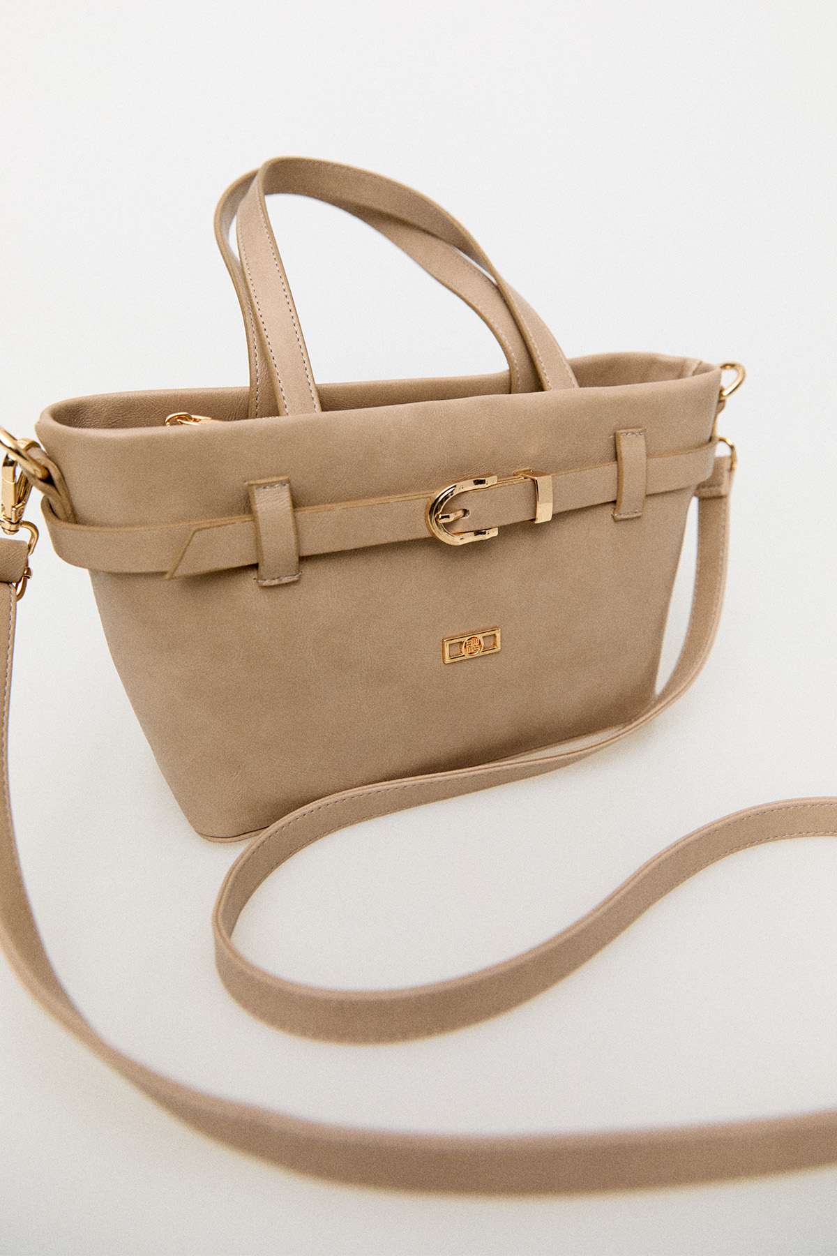 Kemer Detaylı Deri Askılı Çanta, Tesettür Giyim