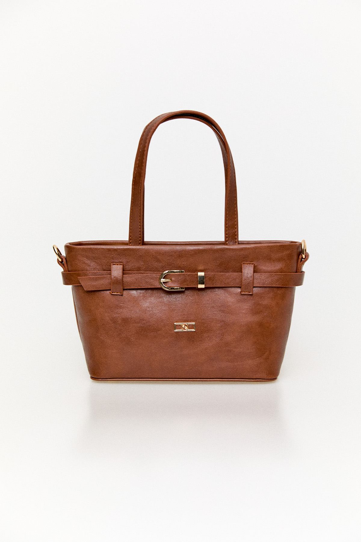 Kemer Detaylı Deri Askılı Çanta, Tesettür Giyim