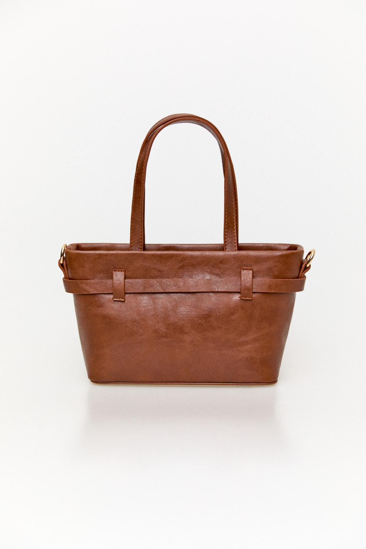 Kemer Detaylı Deri Askılı Çanta, Tesettür Giyim