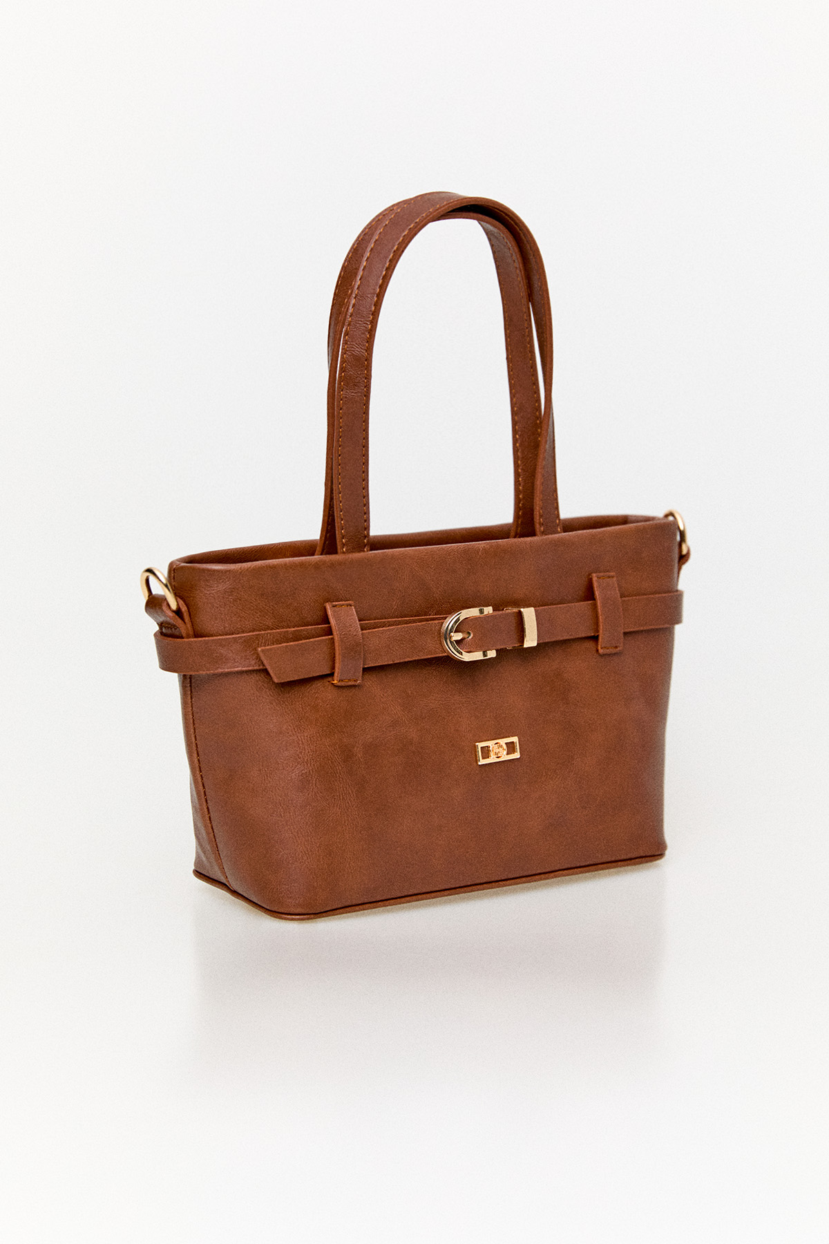 Kemer Detaylı Deri Askılı Çanta, Tesettür Giyim