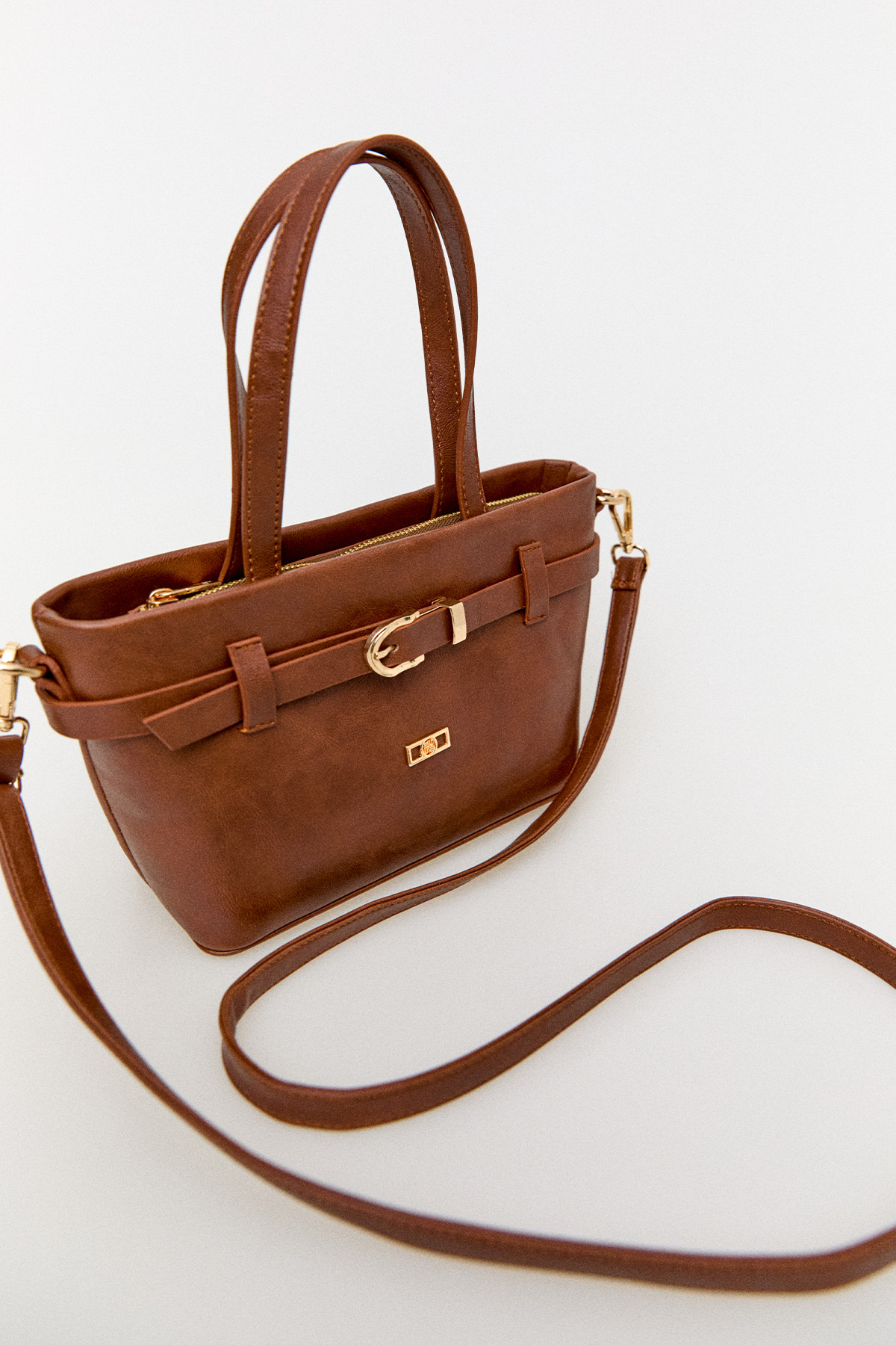 Kemer Detaylı Deri Askılı Çanta, Tesettür Giyim