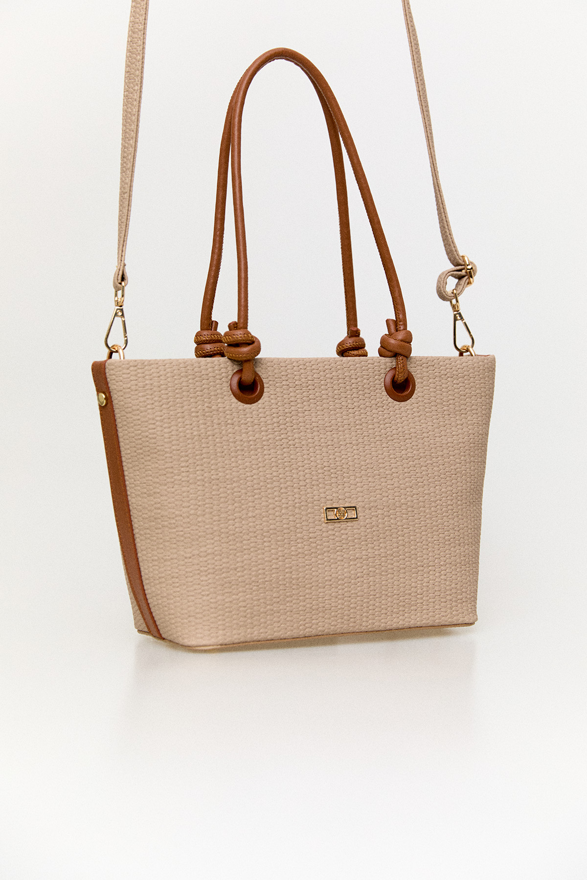 Dokulu Suni Deri Fermuarlı Çanta, Tesettür Giyim