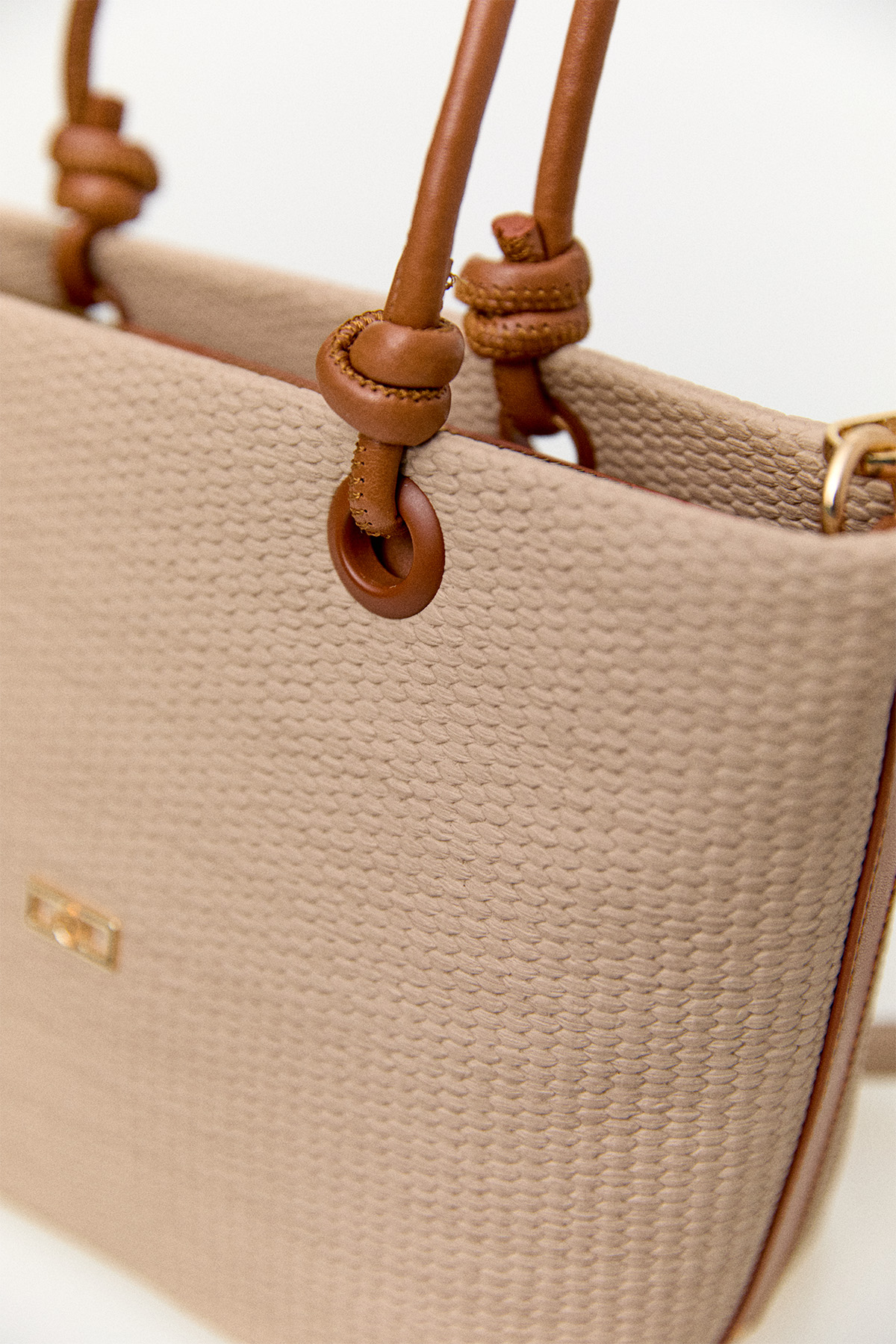 Dokulu Suni Deri Fermuarlı Çanta, Tesettür Giyim