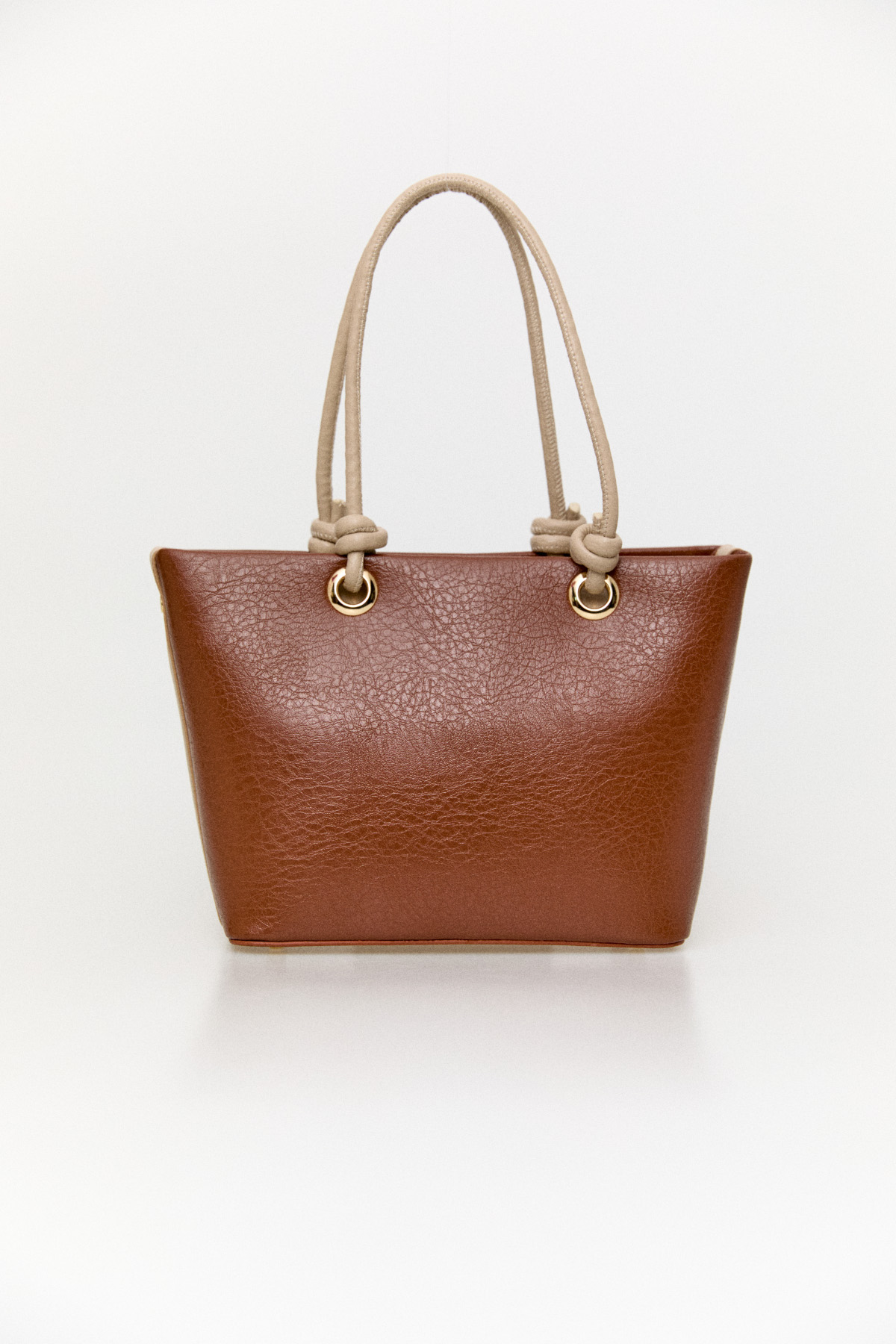 Dokulu Suni Deri Fermuarlı Çanta, Tesettür Giyim