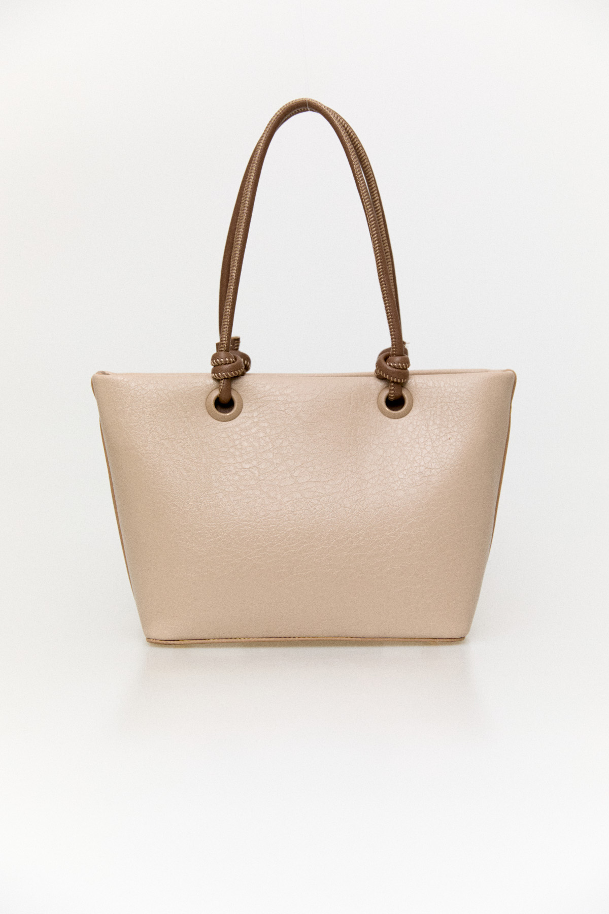 Dokulu Suni Deri Fermuarlı Çanta, Tesettür Giyim