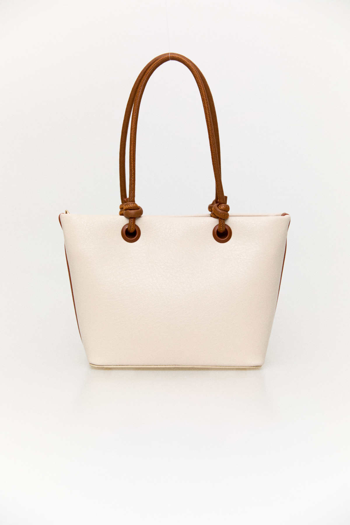 Dokulu Suni Deri Fermuarlı Çanta, Tesettür Giyim