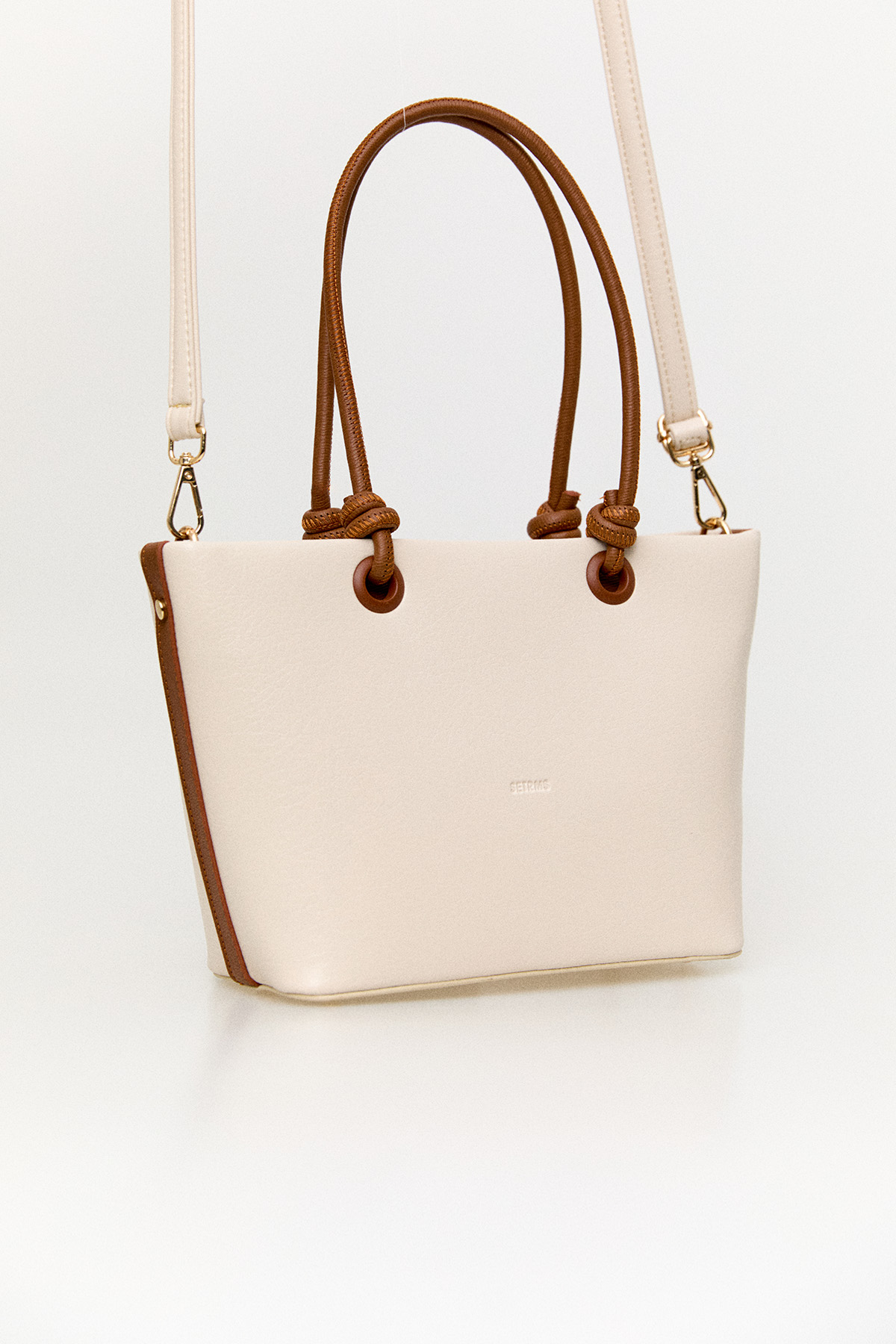 Dokulu Suni Deri Fermuarlı Çanta, Tesettür Giyim