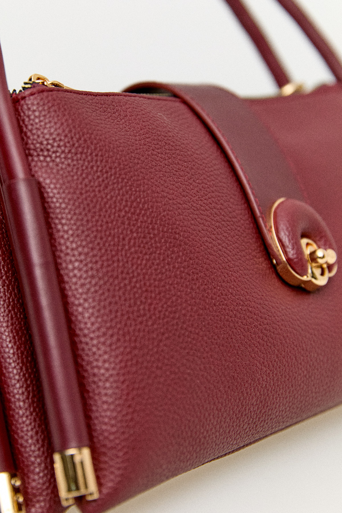 Üç Bölmeli Deri Askılı Çanta, Tesettür Giyim