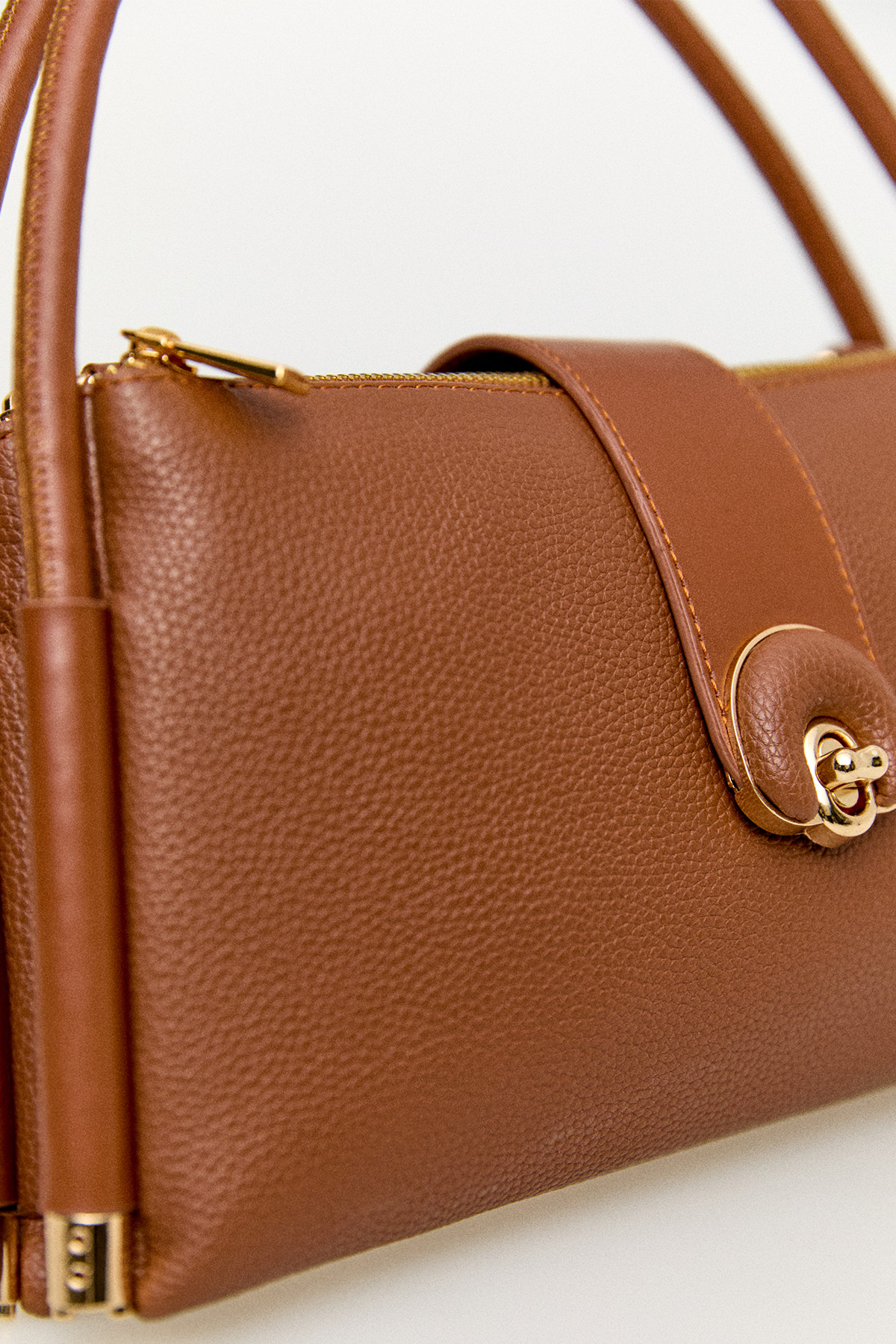 Üç Bölmeli Deri Askılı Çanta, Tesettür Giyim