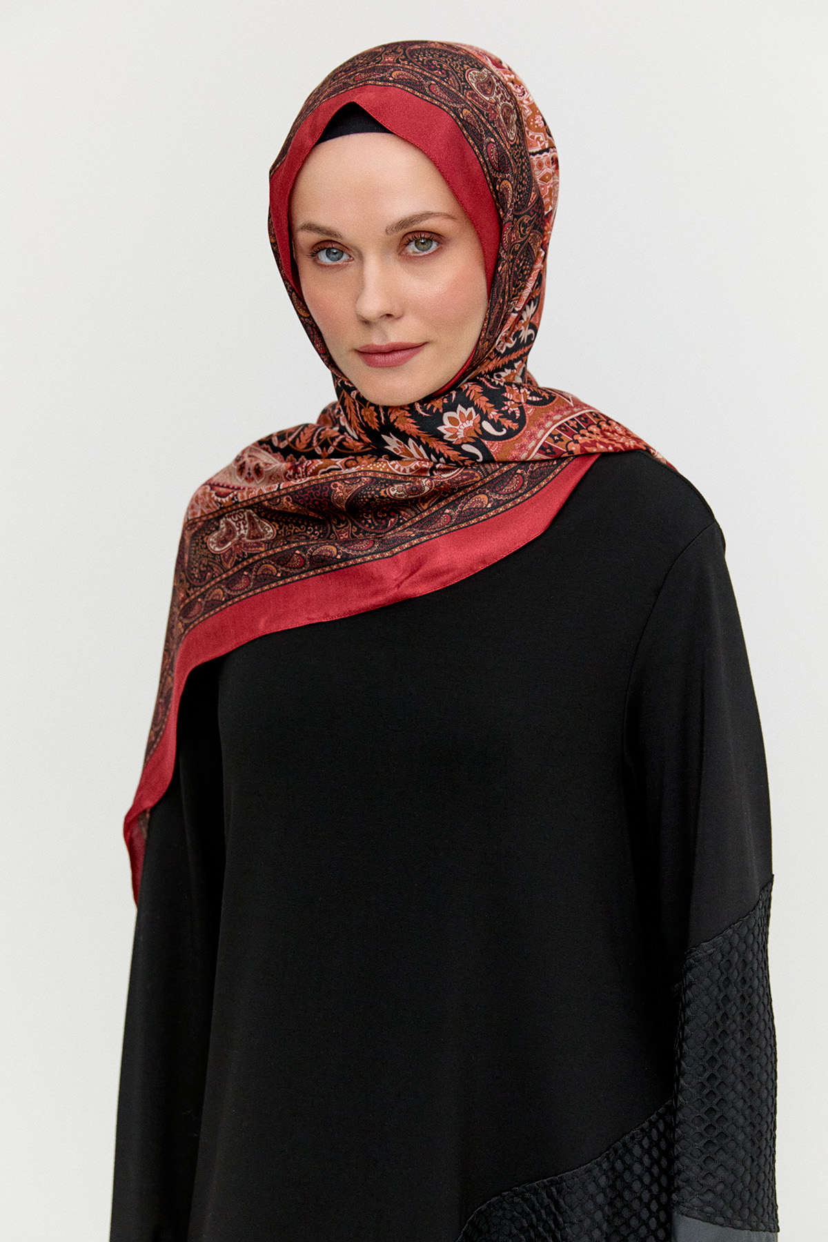 File Detaylı Sandy Elbise, Tesettür Giyim