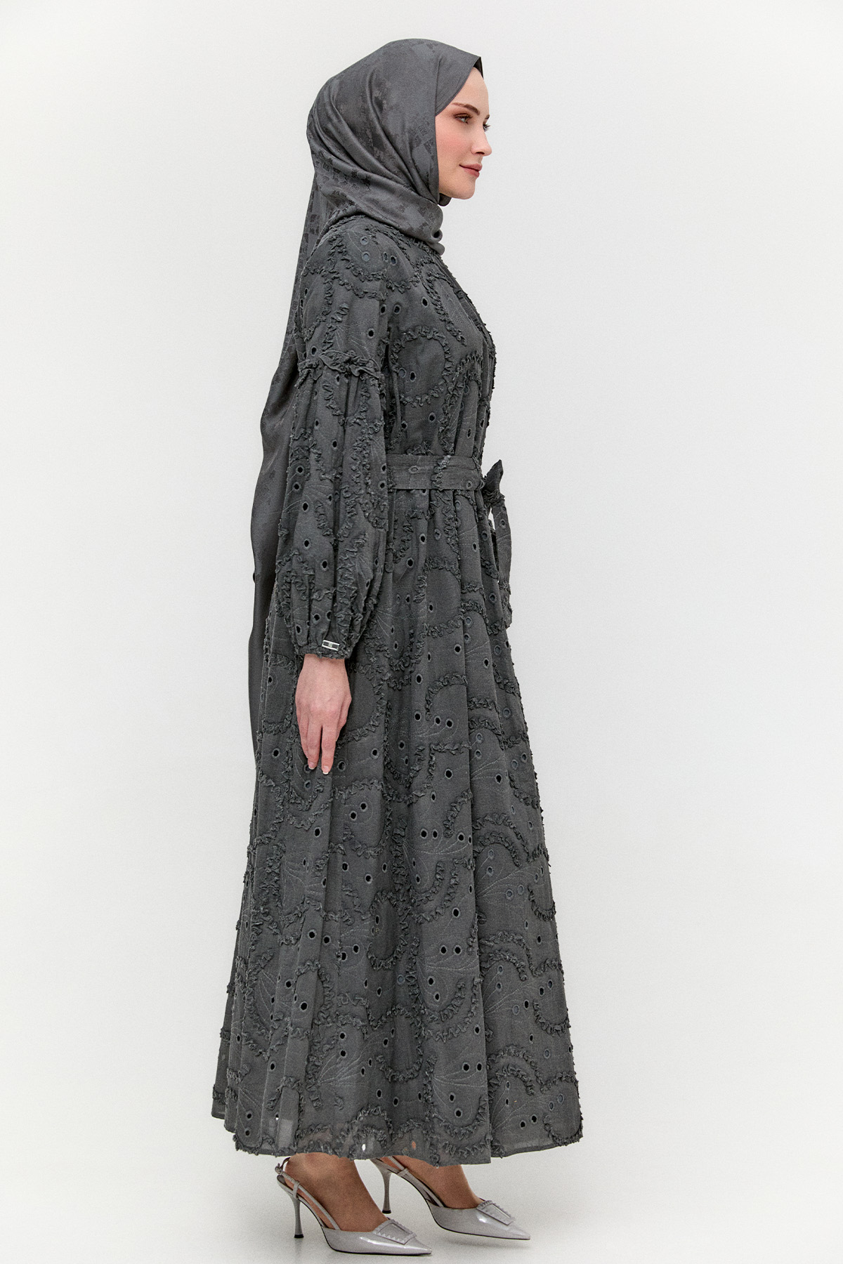 Fistolu Pamuk Elbise, Tesettür Giyim