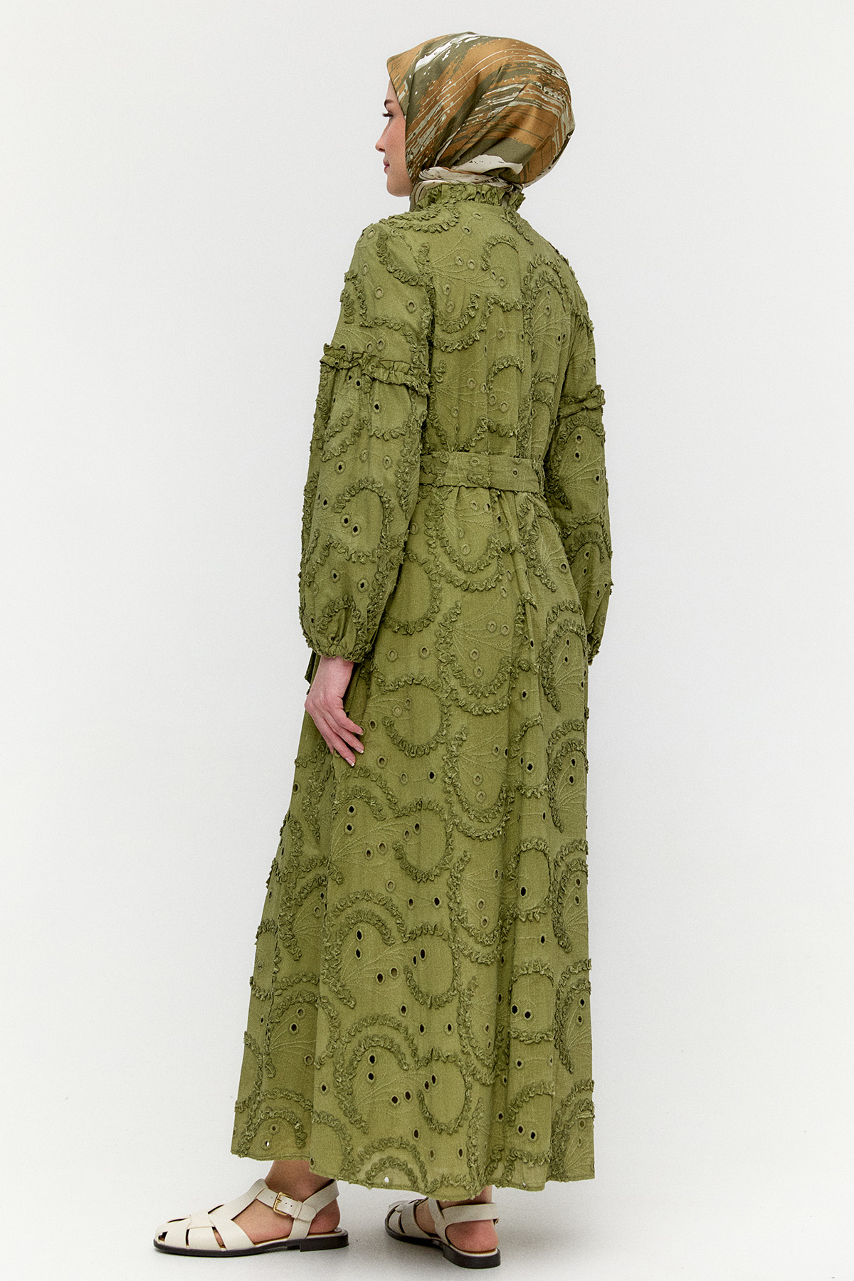 Fistolu Pamuk Elbise, Tesettür Giyim