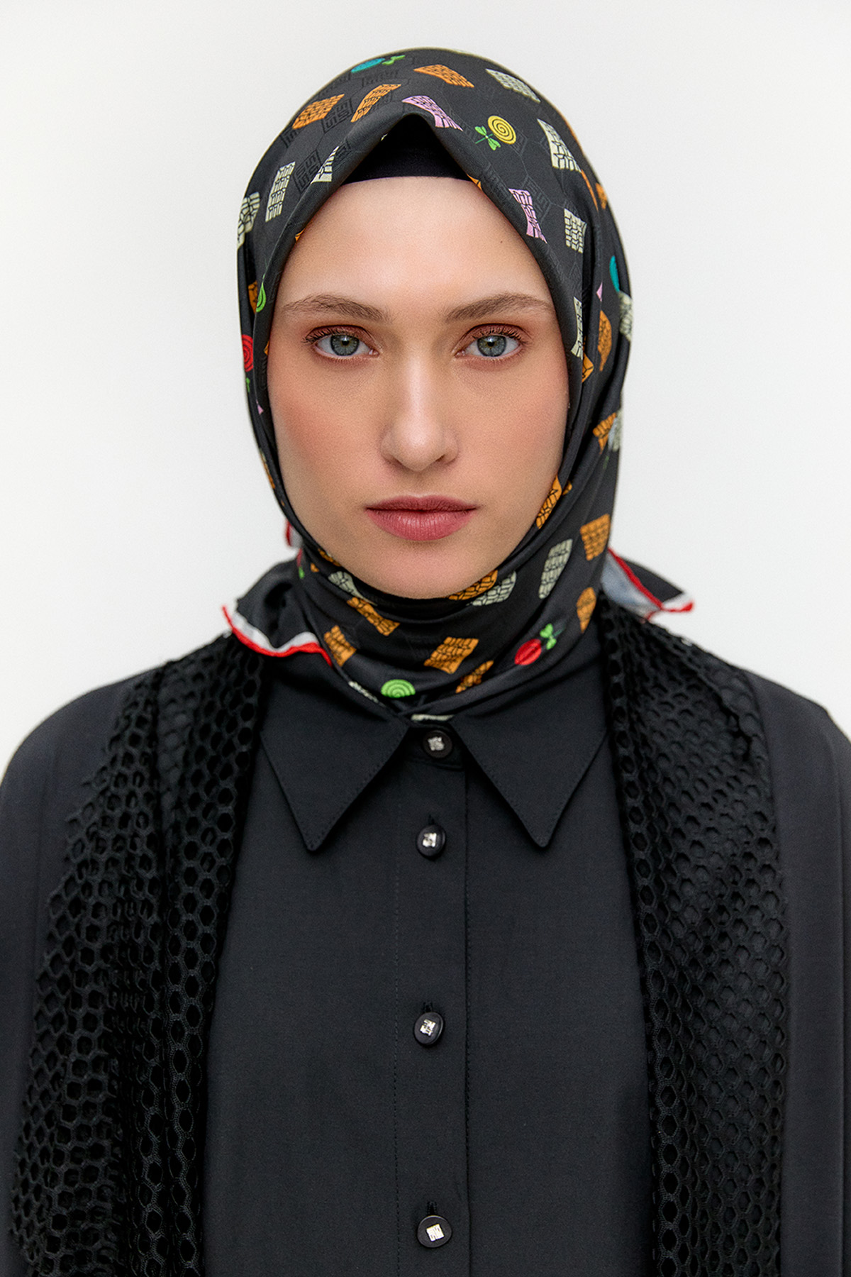 Sweet Desenli Eşarp, Tesettür Giyim