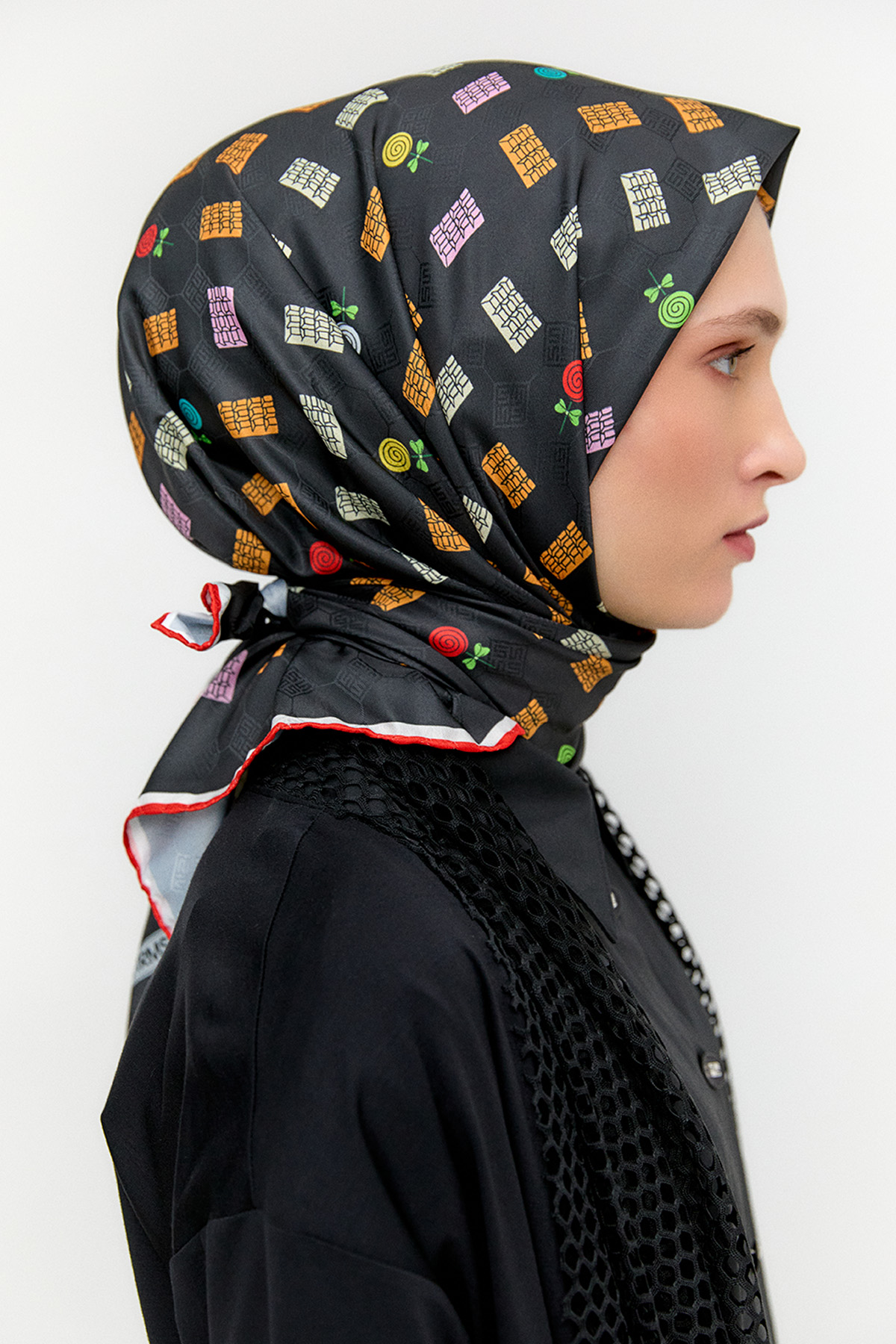 Sweet Desenli Eşarp, Tesettür Giyim