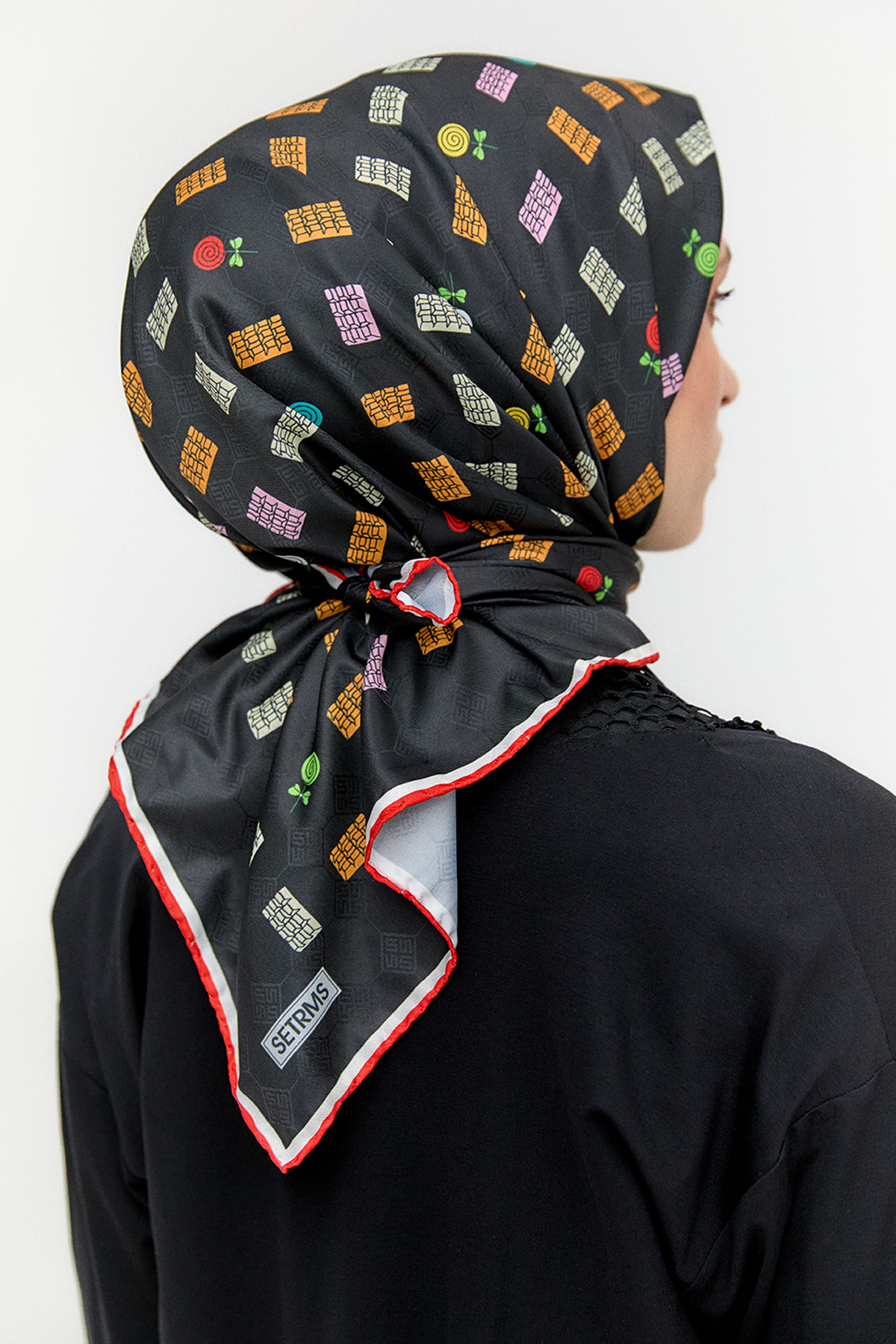 Sweet Desenli Eşarp, Tesettür Giyim