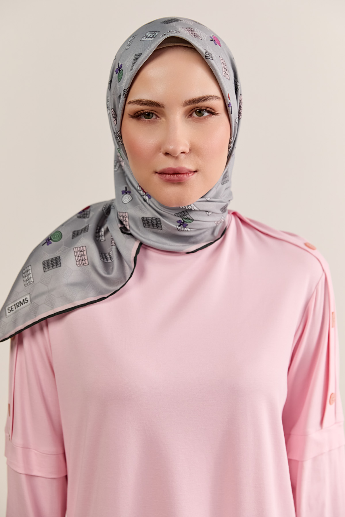 Sweet Desenli Eşarp, Tesettür Giyim