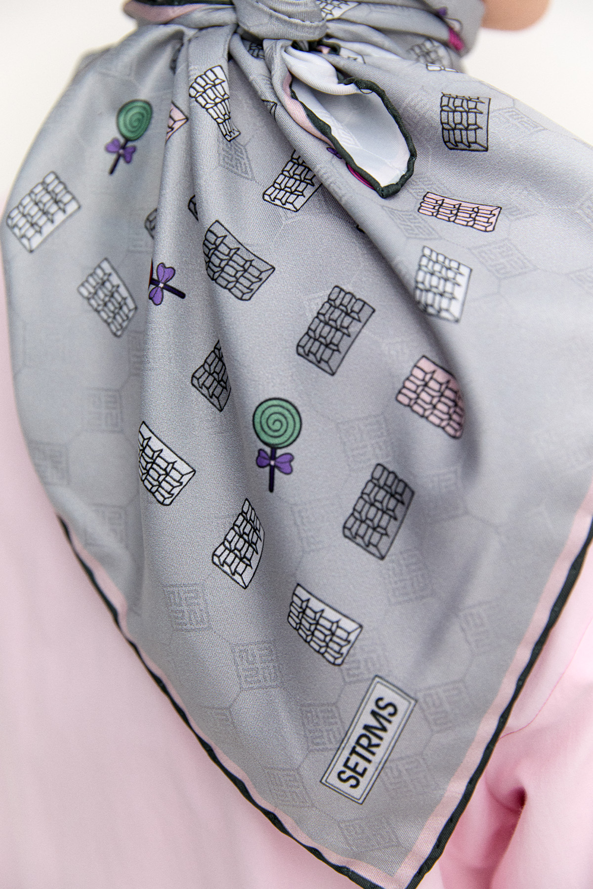 Sweet Desenli Eşarp, Tesettür Giyim