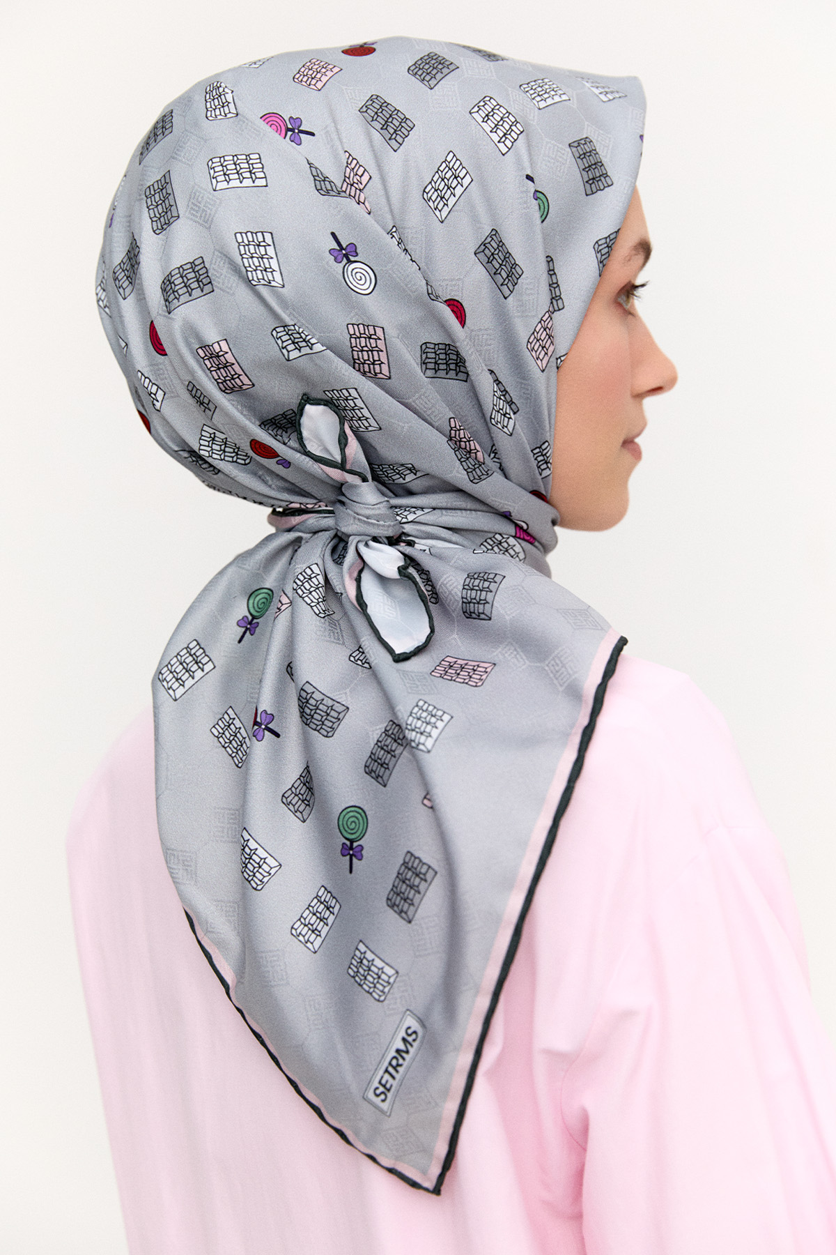 Sweet Desenli Eşarp, Tesettür Giyim