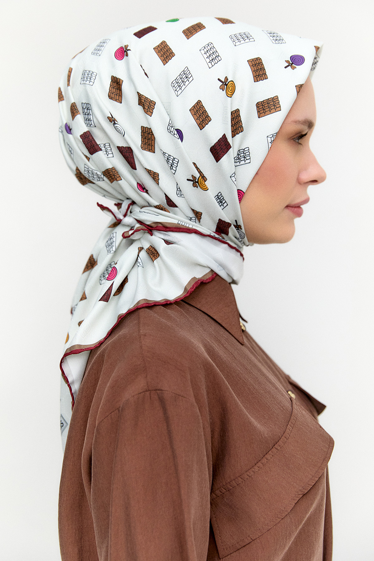 Sweet Desenli Eşarp, Tesettür Giyim