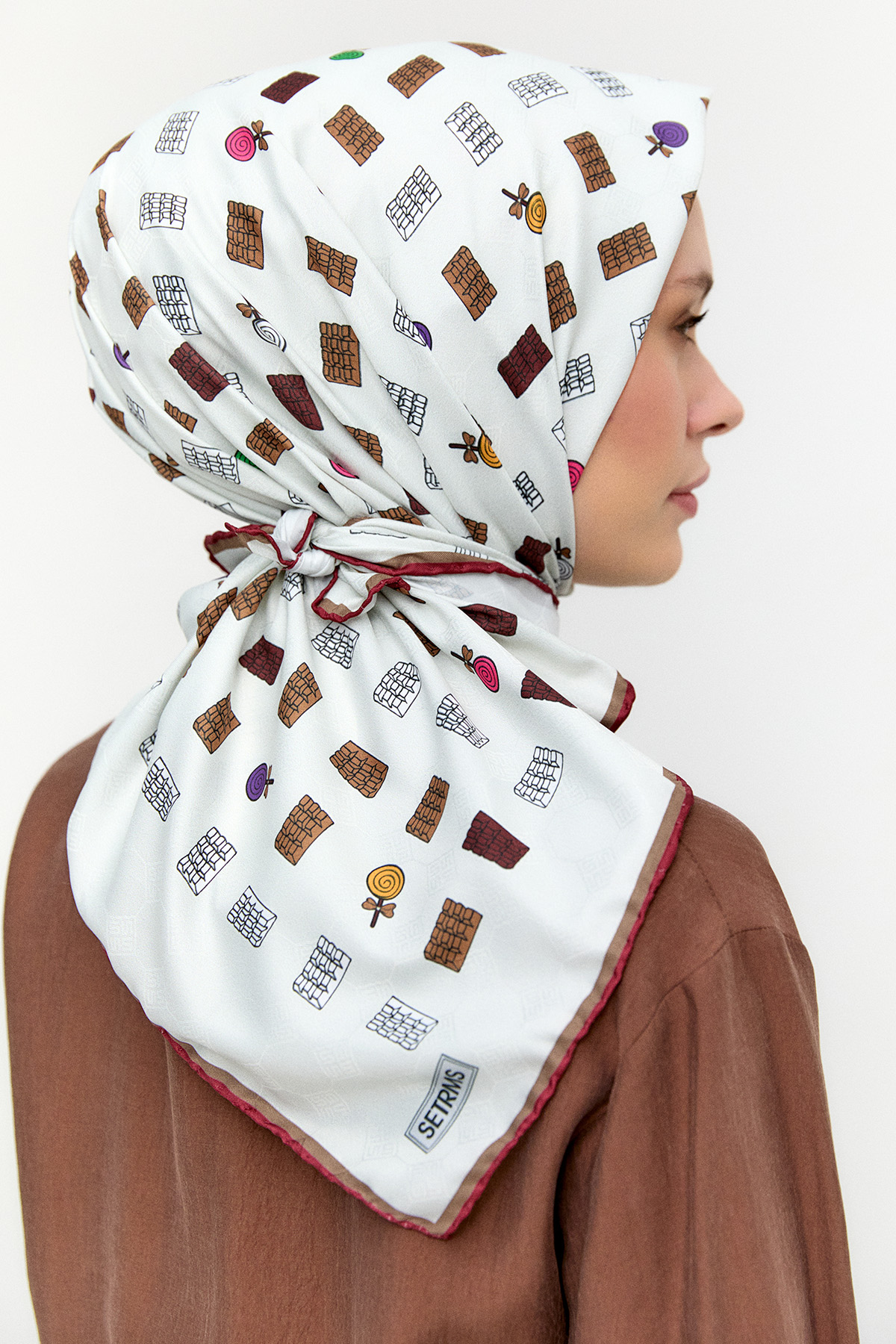 Sweet Desenli Eşarp, Tesettür Giyim