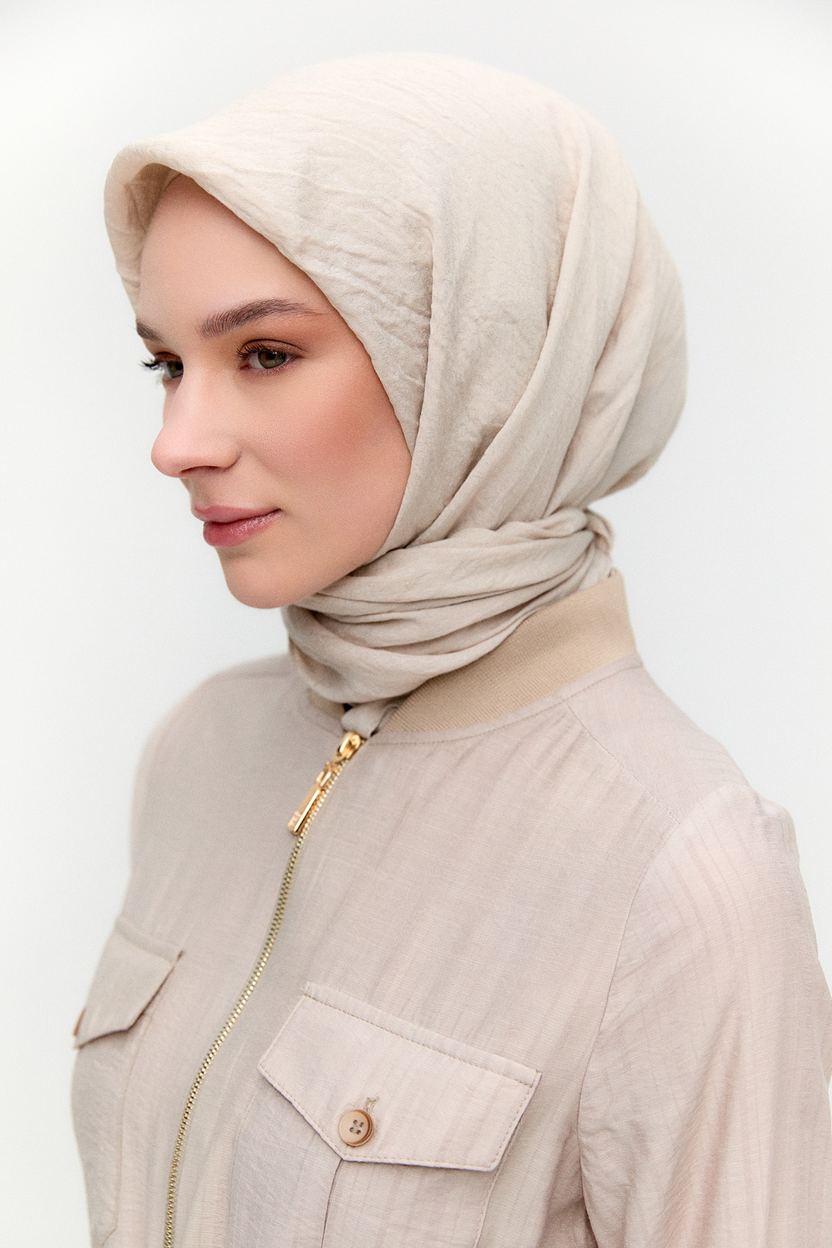 Leopar Desenli Viskon Eşarp, Tesettür Giyim