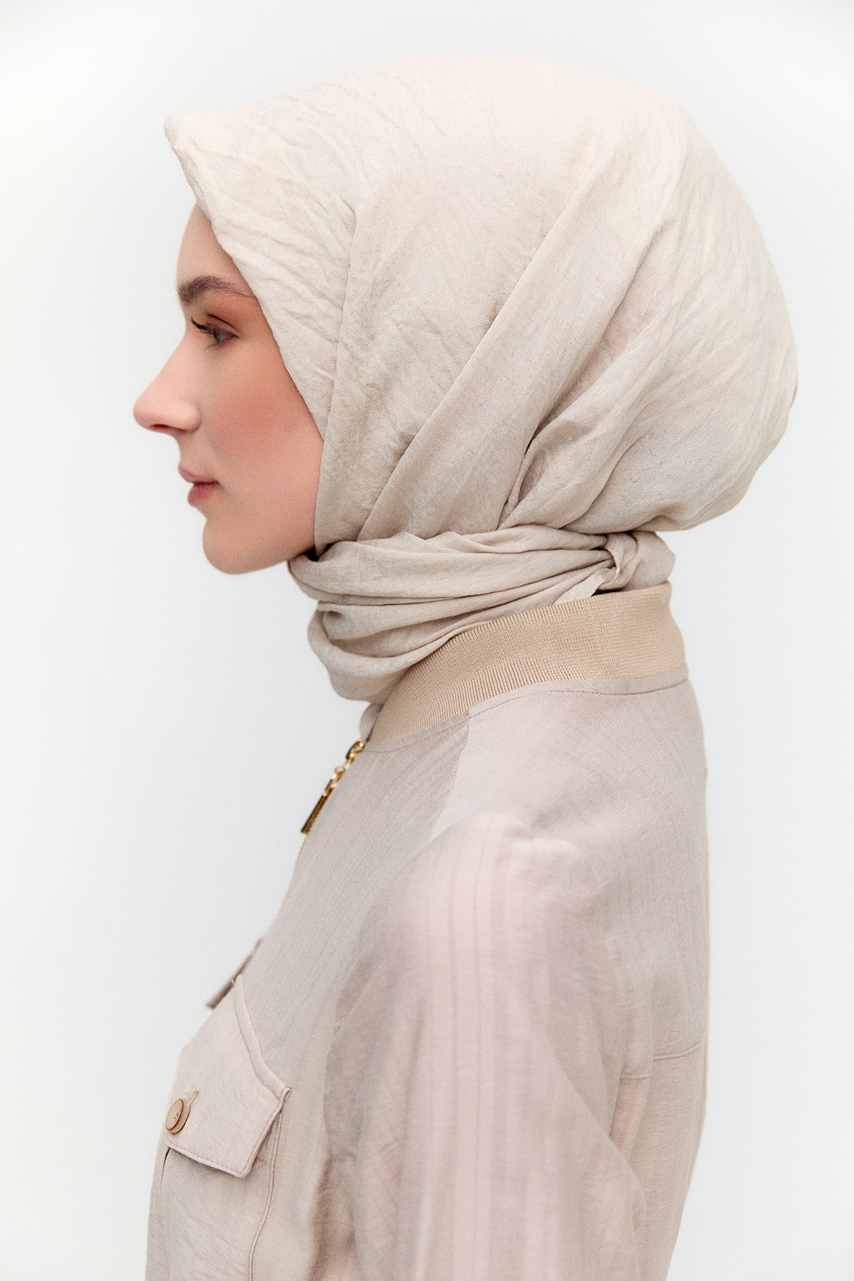 Leopar Desenli Viskon Eşarp, Tesettür Giyim