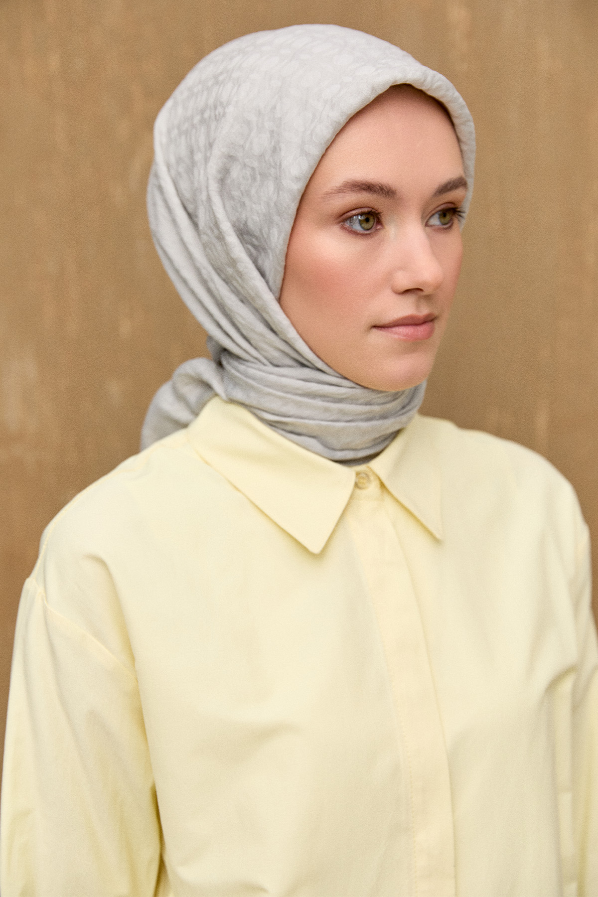 Oval Desenli Viskon Eşarp, Tesettür Giyim