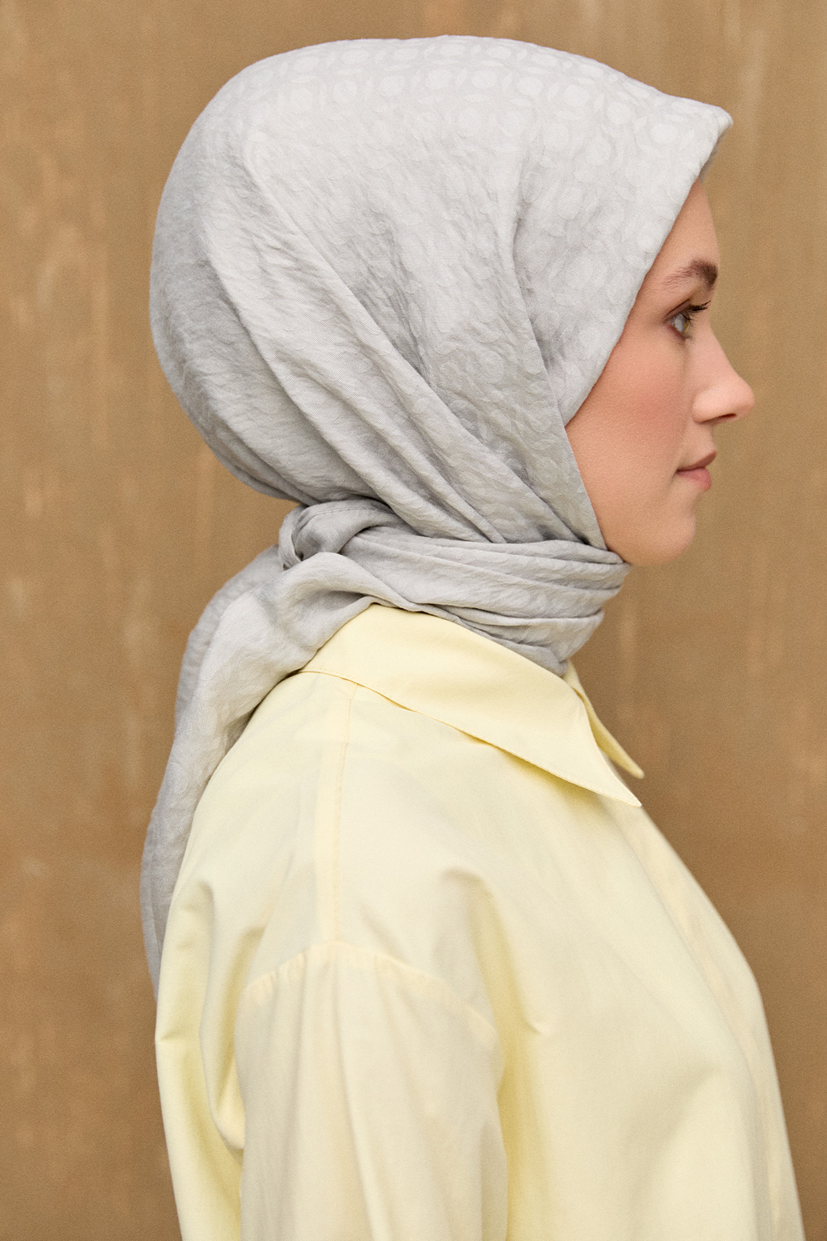 Oval Desenli Viskon Eşarp, Tesettür Giyim