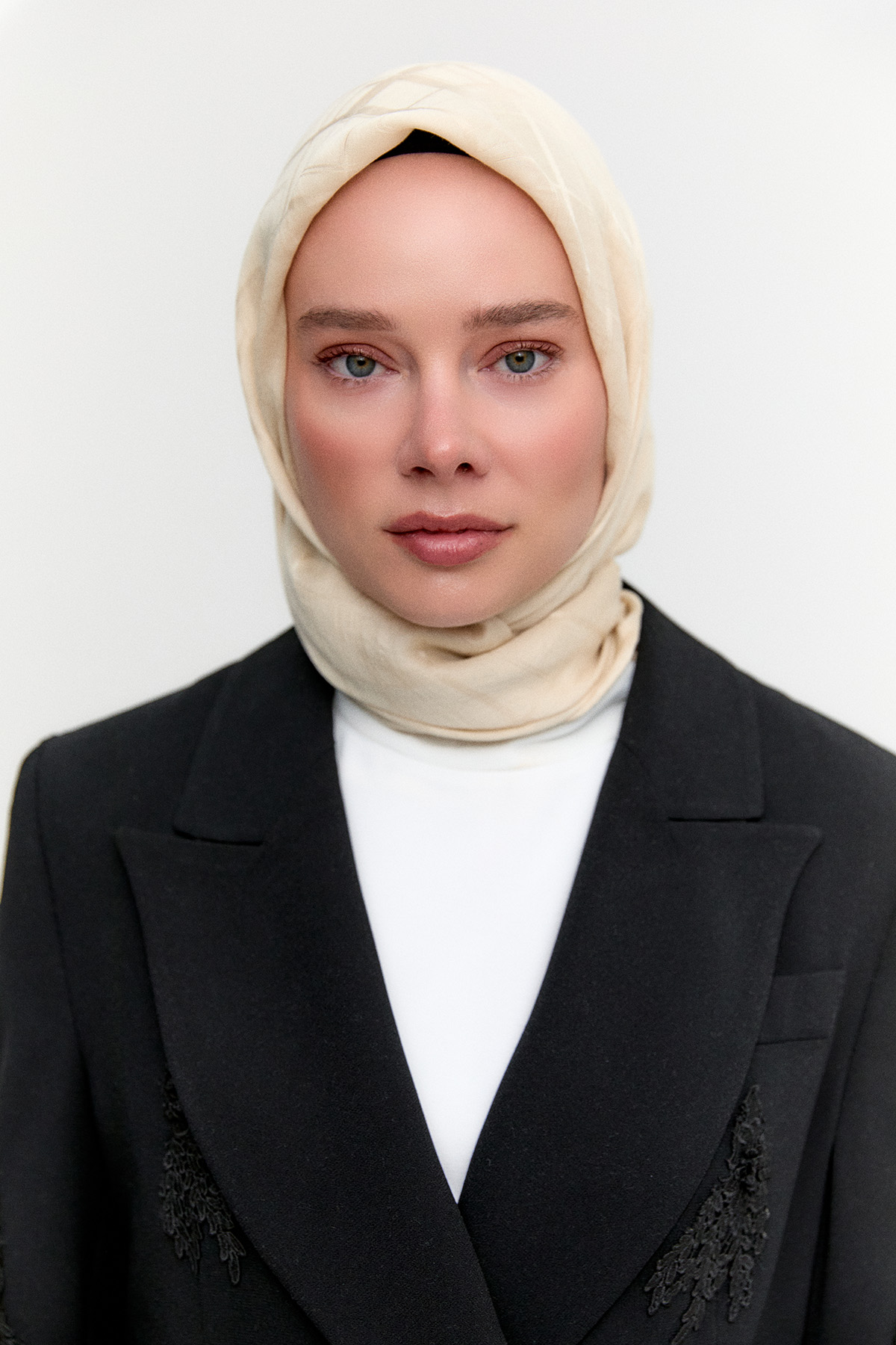 Dikdörtgen Desenli Modal Eşarp, Tesettür Giyim