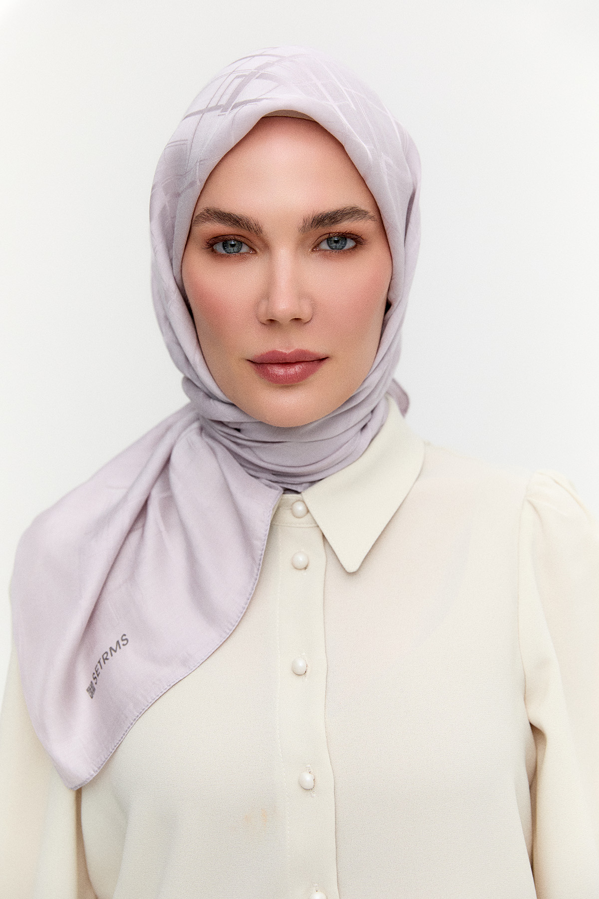 Dikdörtgen Desenli Modal Eşarp, Tesettür Giyim