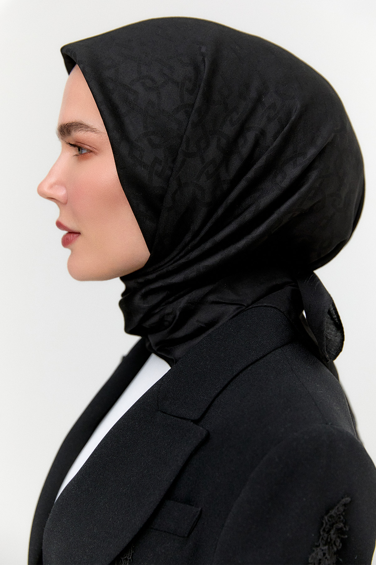 Oval Geometriksel Viskon Eşarp, Tesettür Giyim