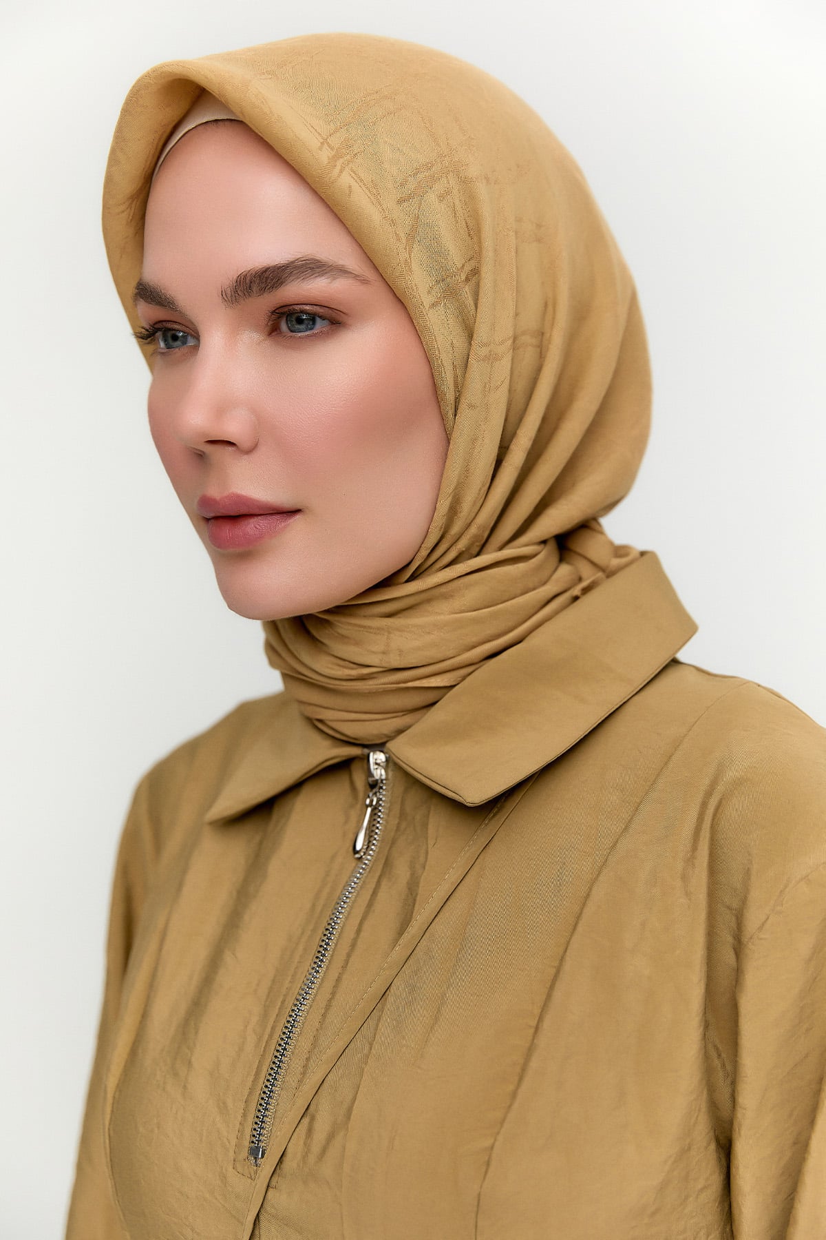Kendinden Desenli Naia Eşarp, Tesettür Giyim