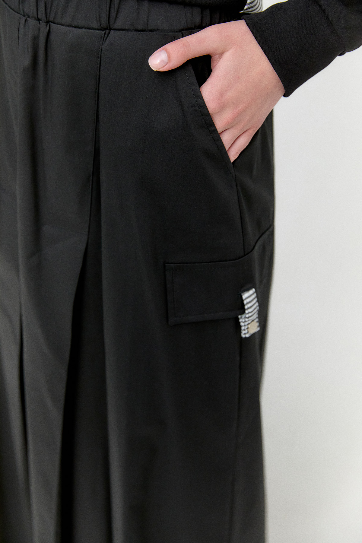 Süs Cepli Pamuklu Etek, Tesettür Giyim