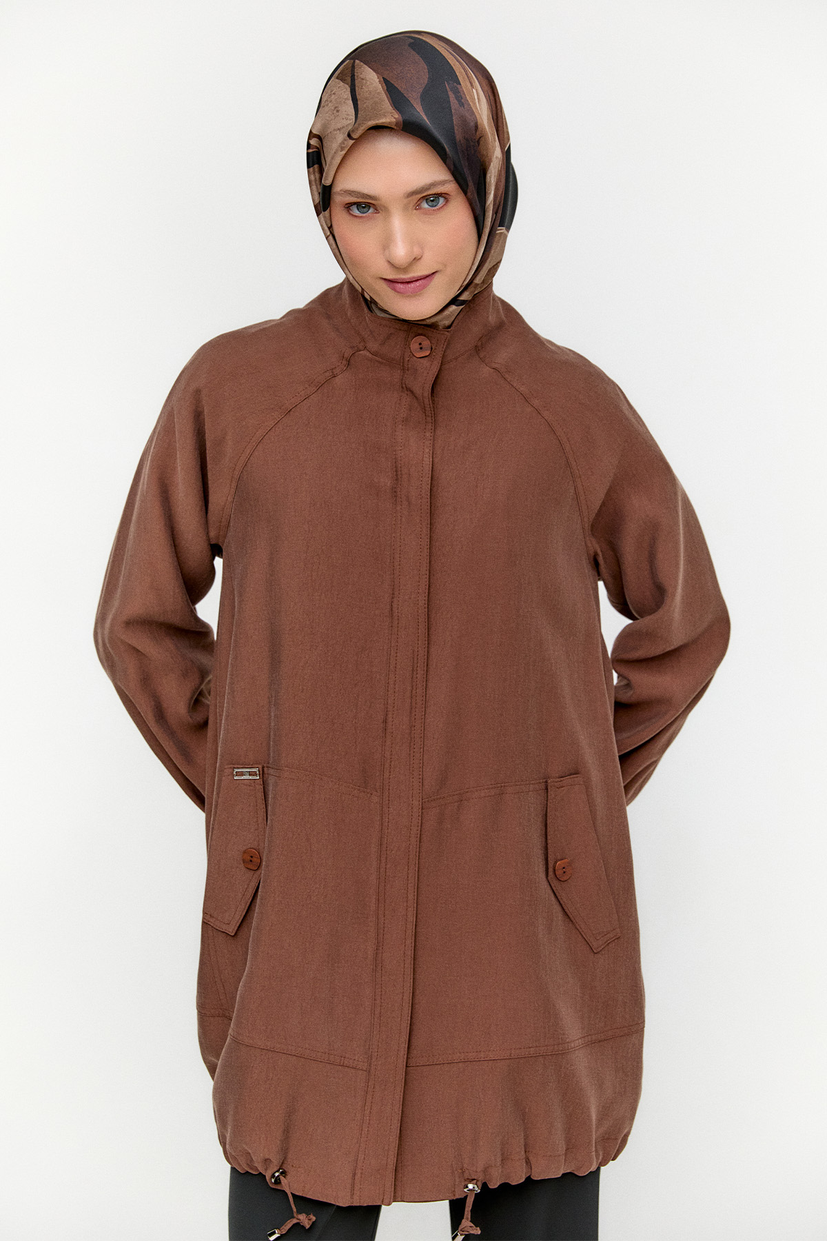 Süs Cepli Pamuklu Etek, Tesettür Giyim