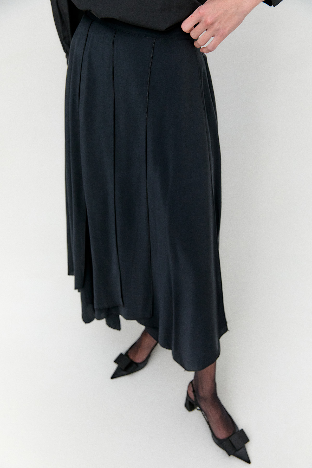 Parçalı Lyocell Etek, Tesettür Giyim