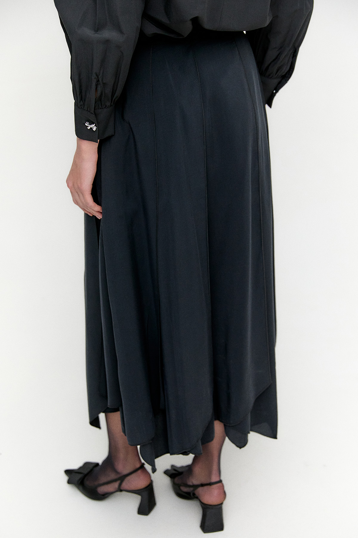 Parçalı Lyocell Etek, Tesettür Giyim