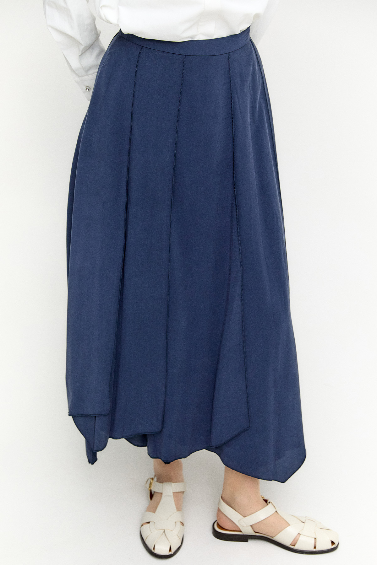 Parçalı Lyocell Etek, Tesettür Giyim