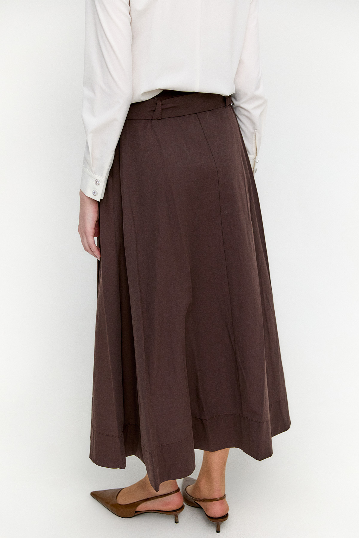 Kemerli Kloş Etek, Tesettür Giyim