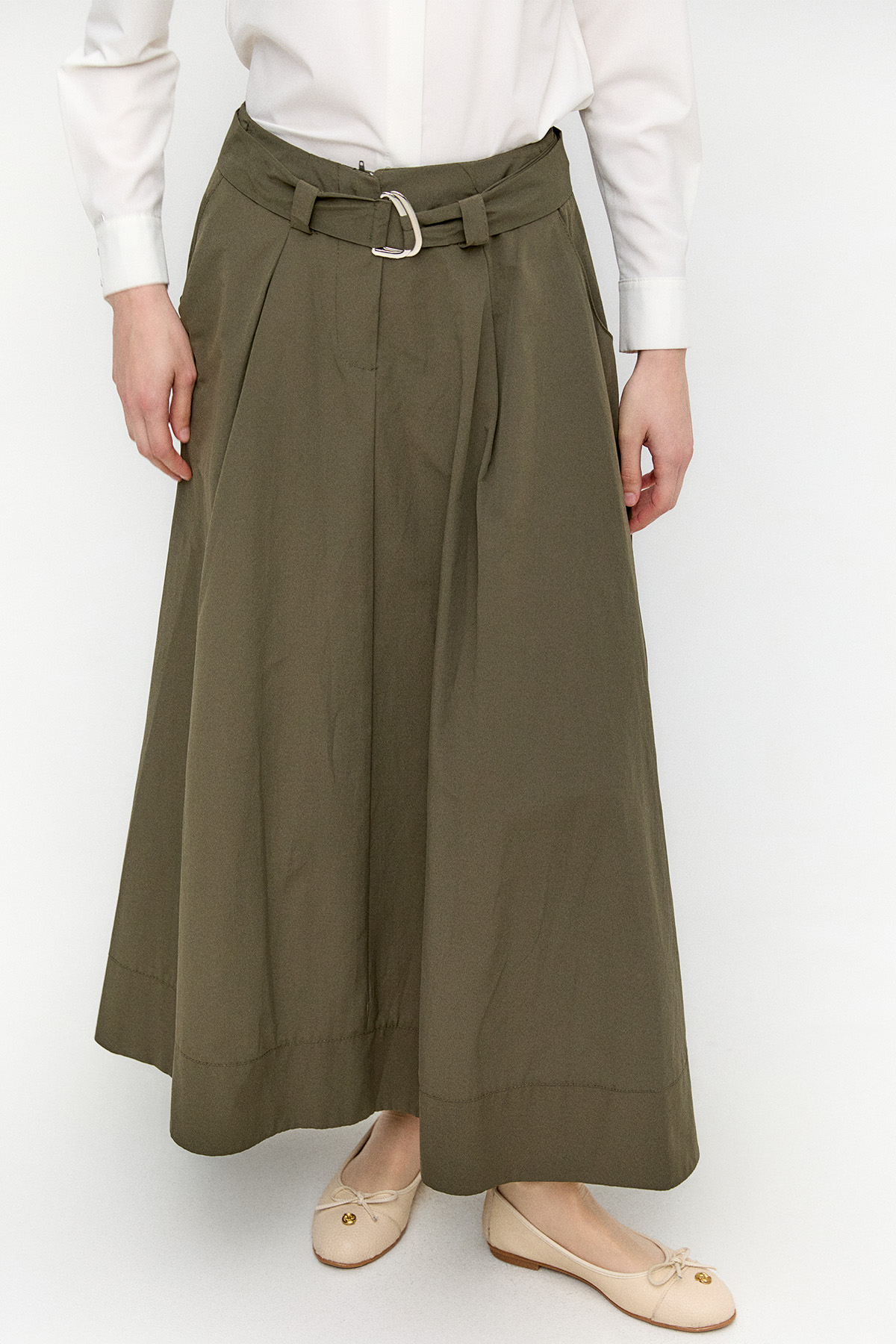 Kemerli Kloş Etek, Tesettür Giyim