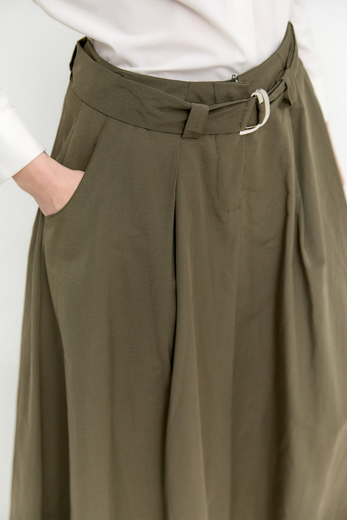 Kemerli Kloş Etek, Tesettür Giyim