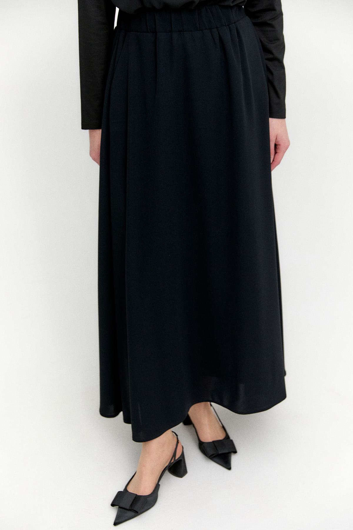 Çift Cepli Kloş Etek, Tesettür Giyim