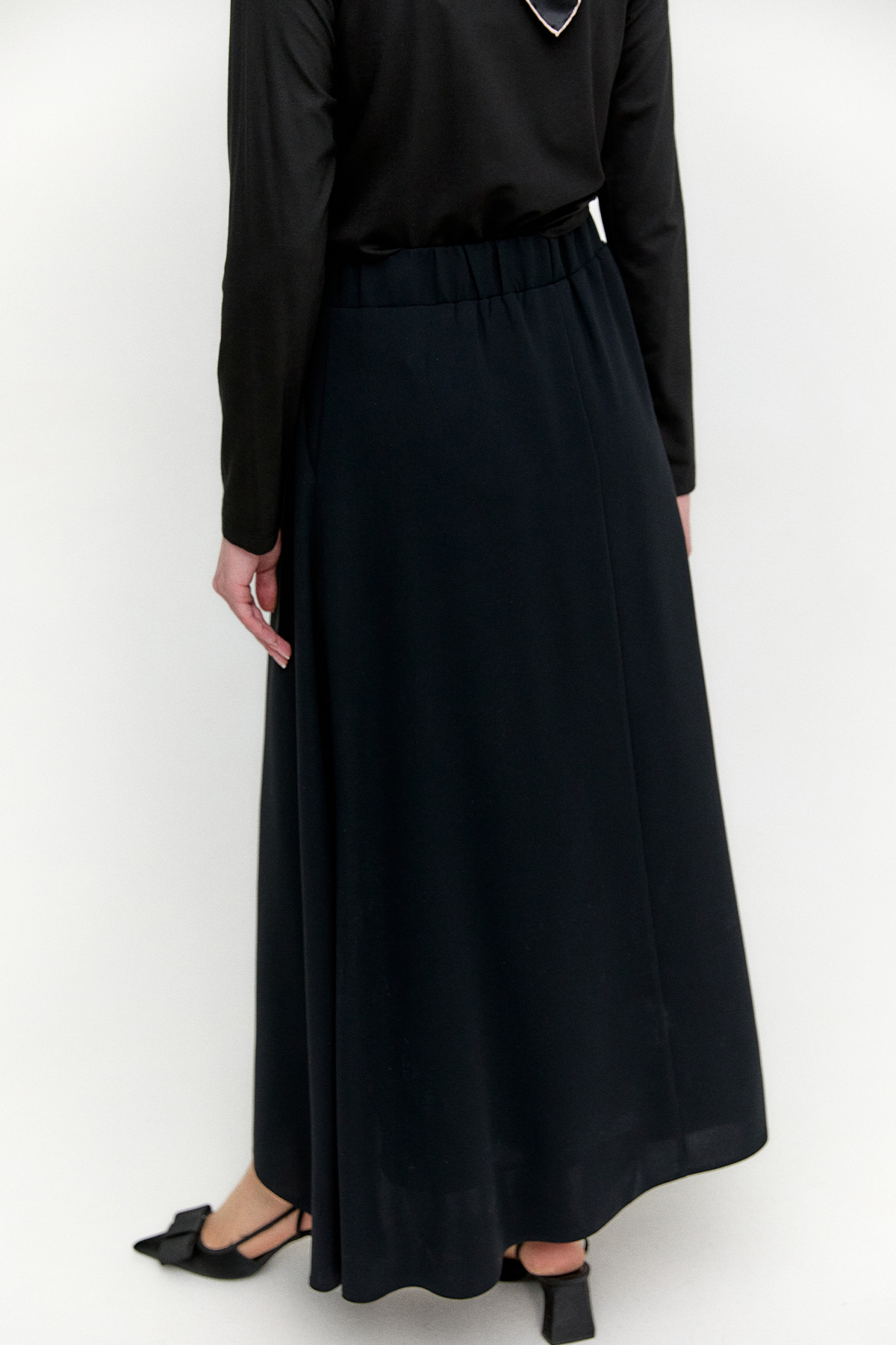 Çift Cepli Kloş Etek, Tesettür Giyim