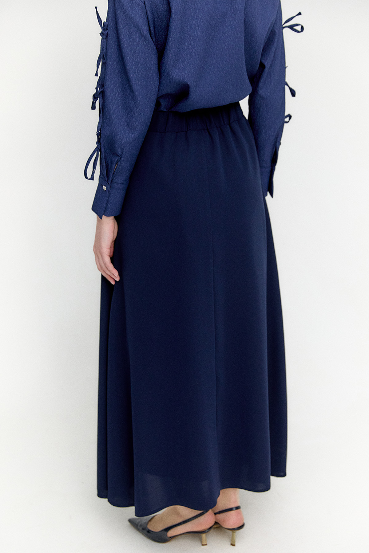 Çift Cepli Kloş Etek, Tesettür Giyim