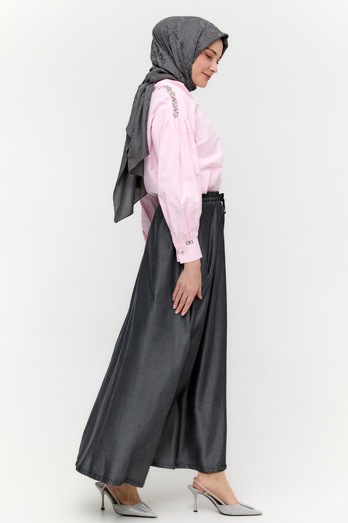 Pamuklu Kloş Etek, Tesettür Giyim