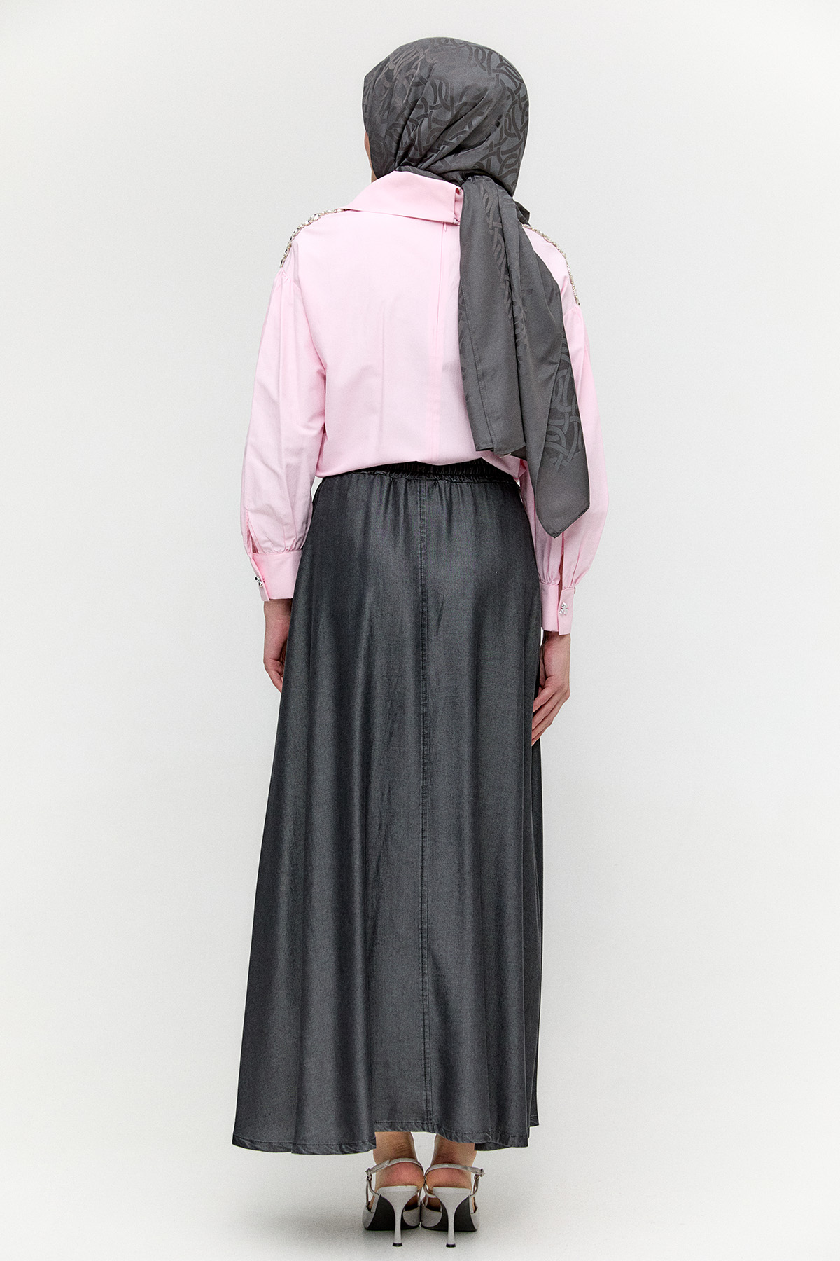 Pamuklu Kloş Etek, Tesettür Giyim